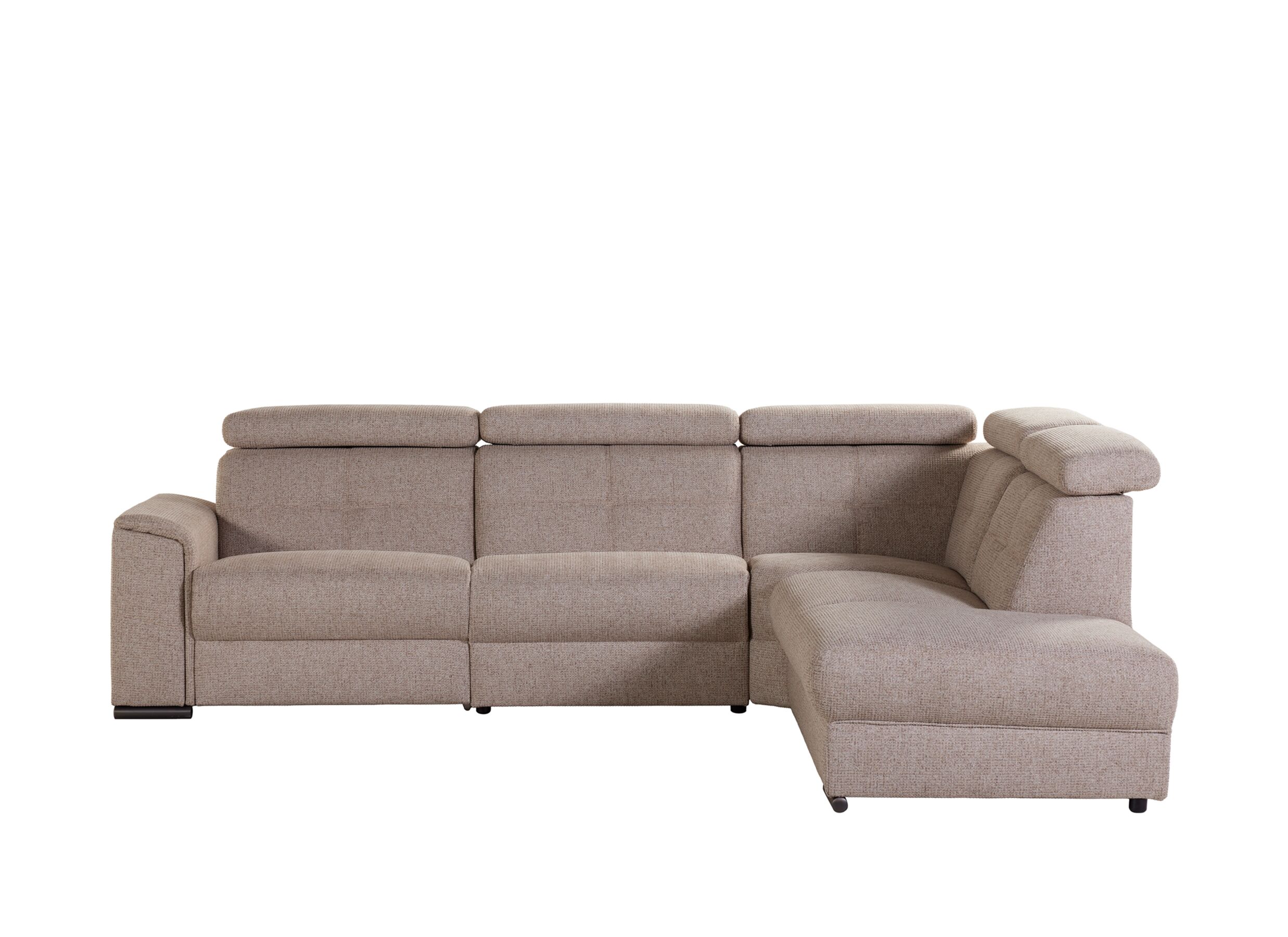 Overzichtsfoto - Hoeksalon Lizzie 289x227cm - stof - beige