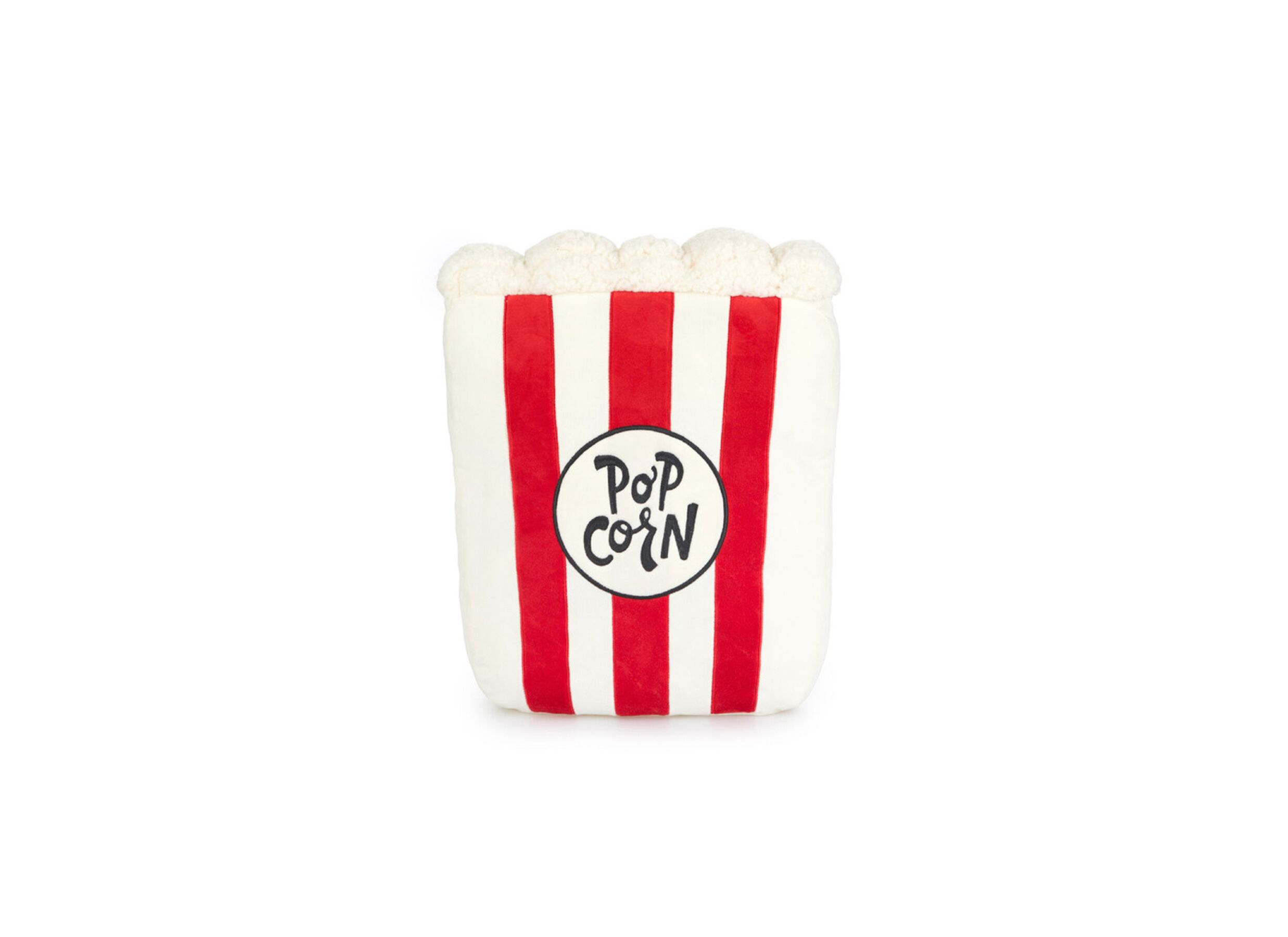 Kussen Popcorn 40x30cm - stof - wit rood