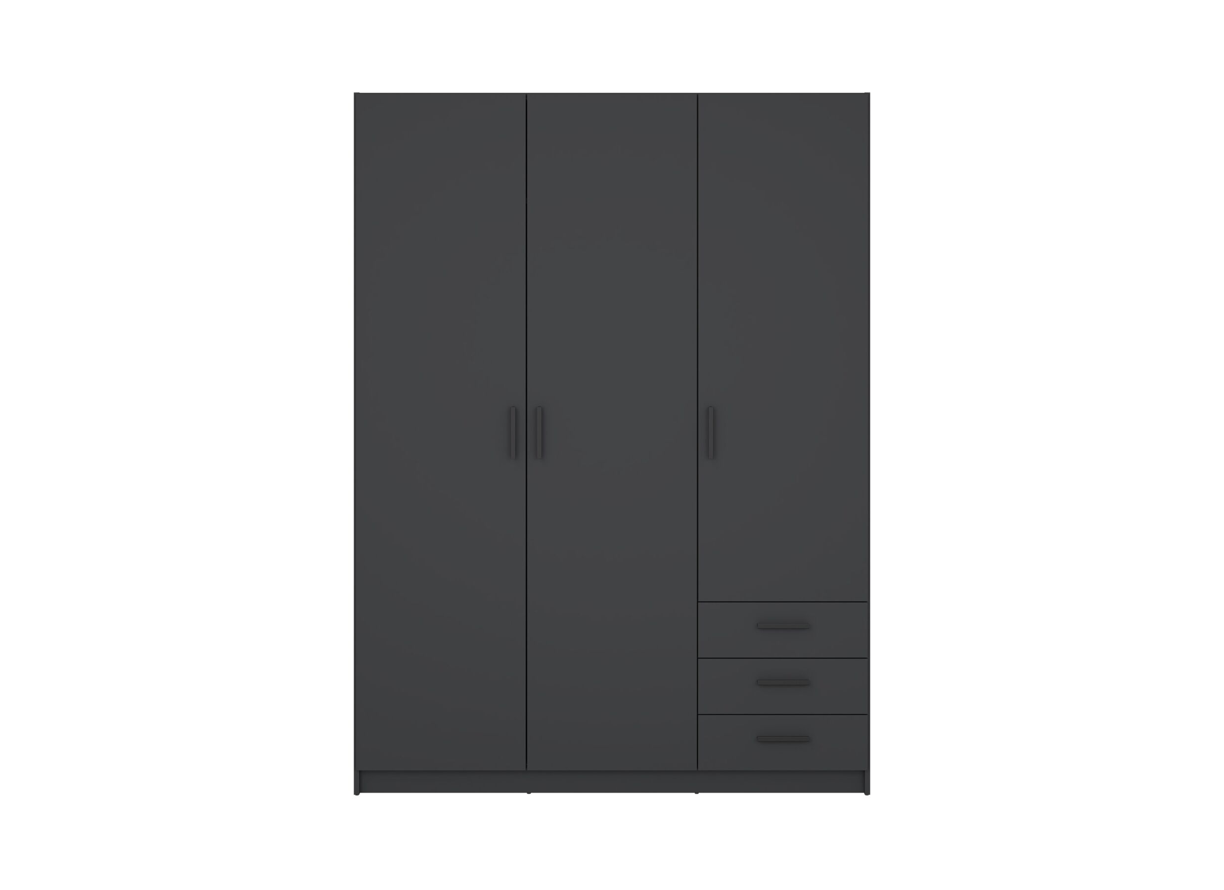 Aperçu - Garde-robe Sprint 147cm - décor - gris mat