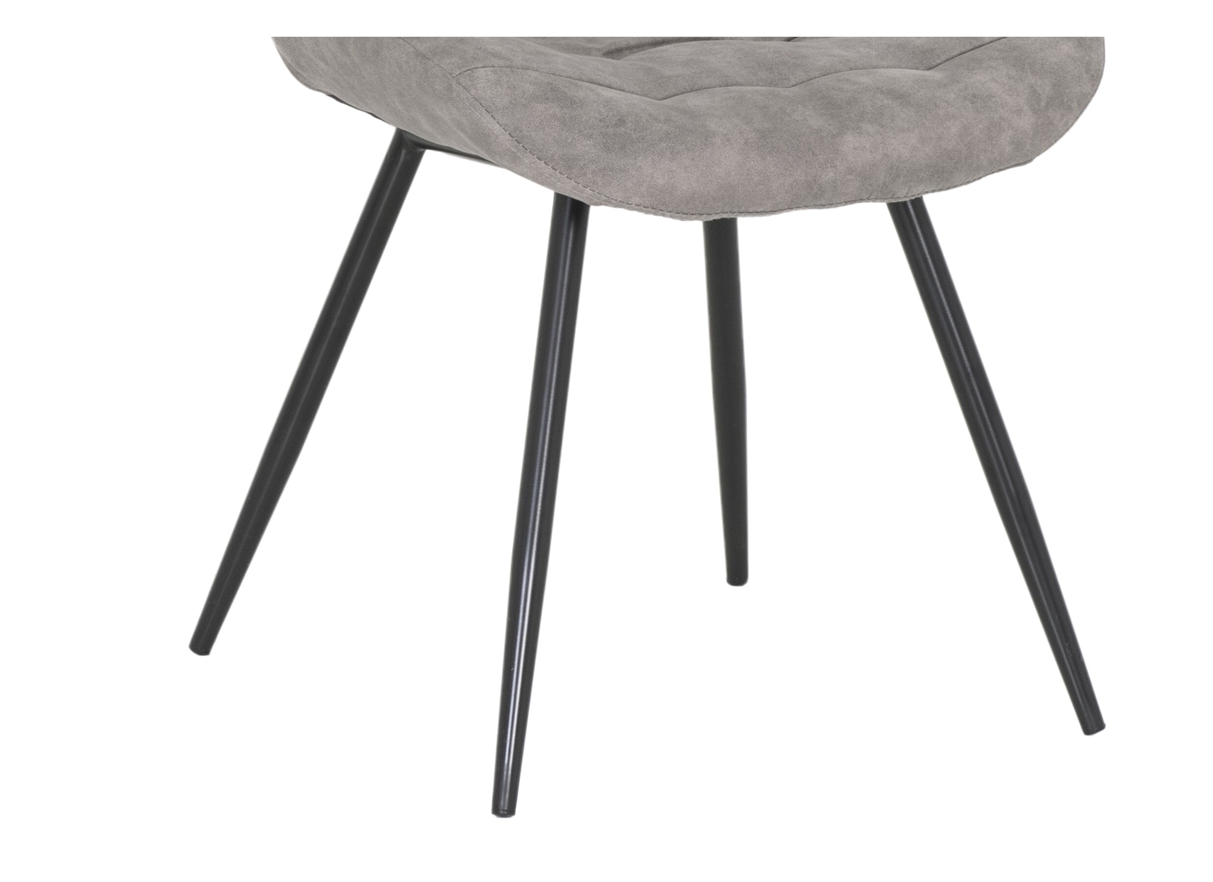 Stoel Driss 51x53x80cm - stof - grijs