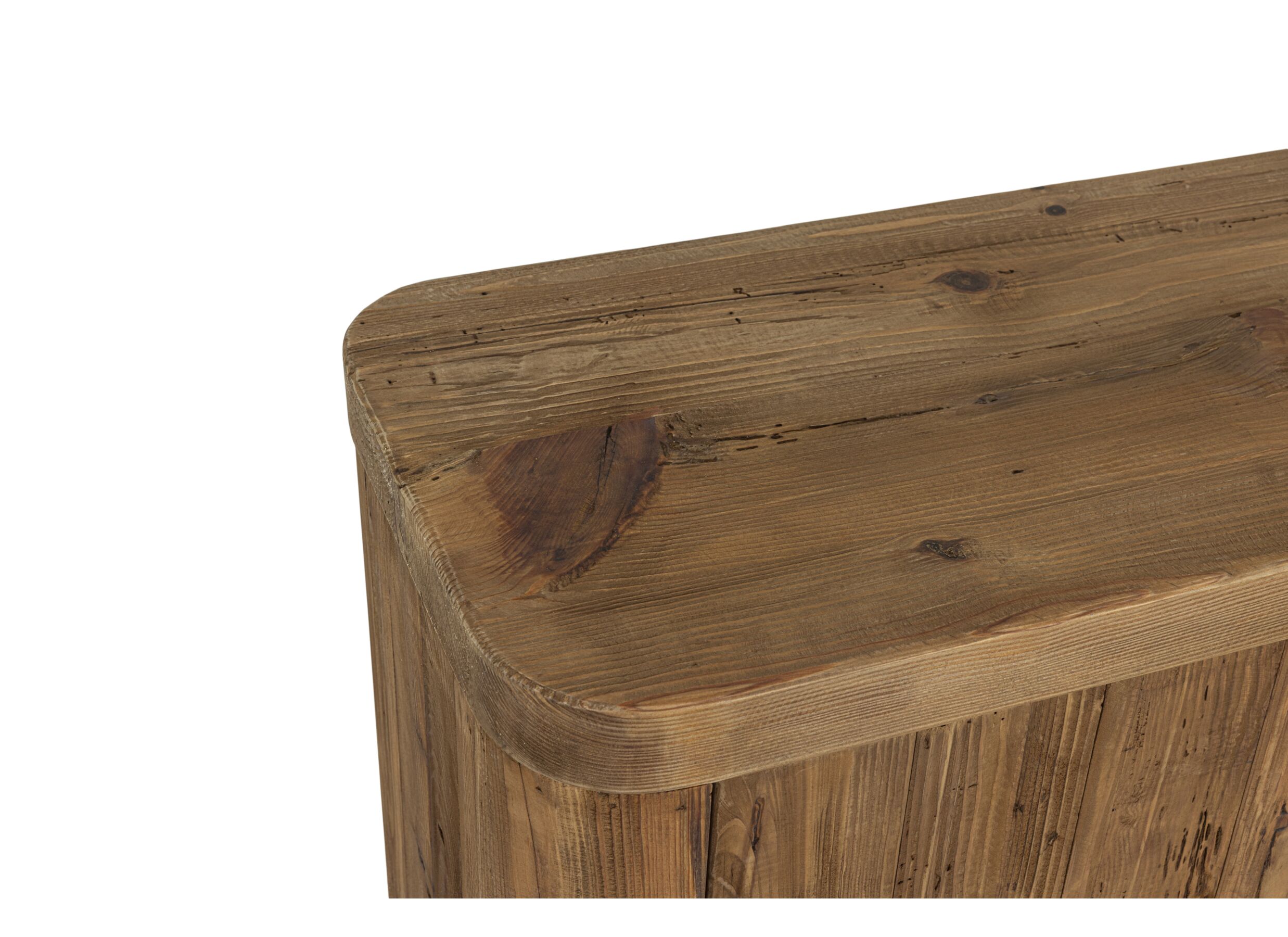 Detail - Buffet Cattaneo 210cm - bois de pin recyclé - naturel