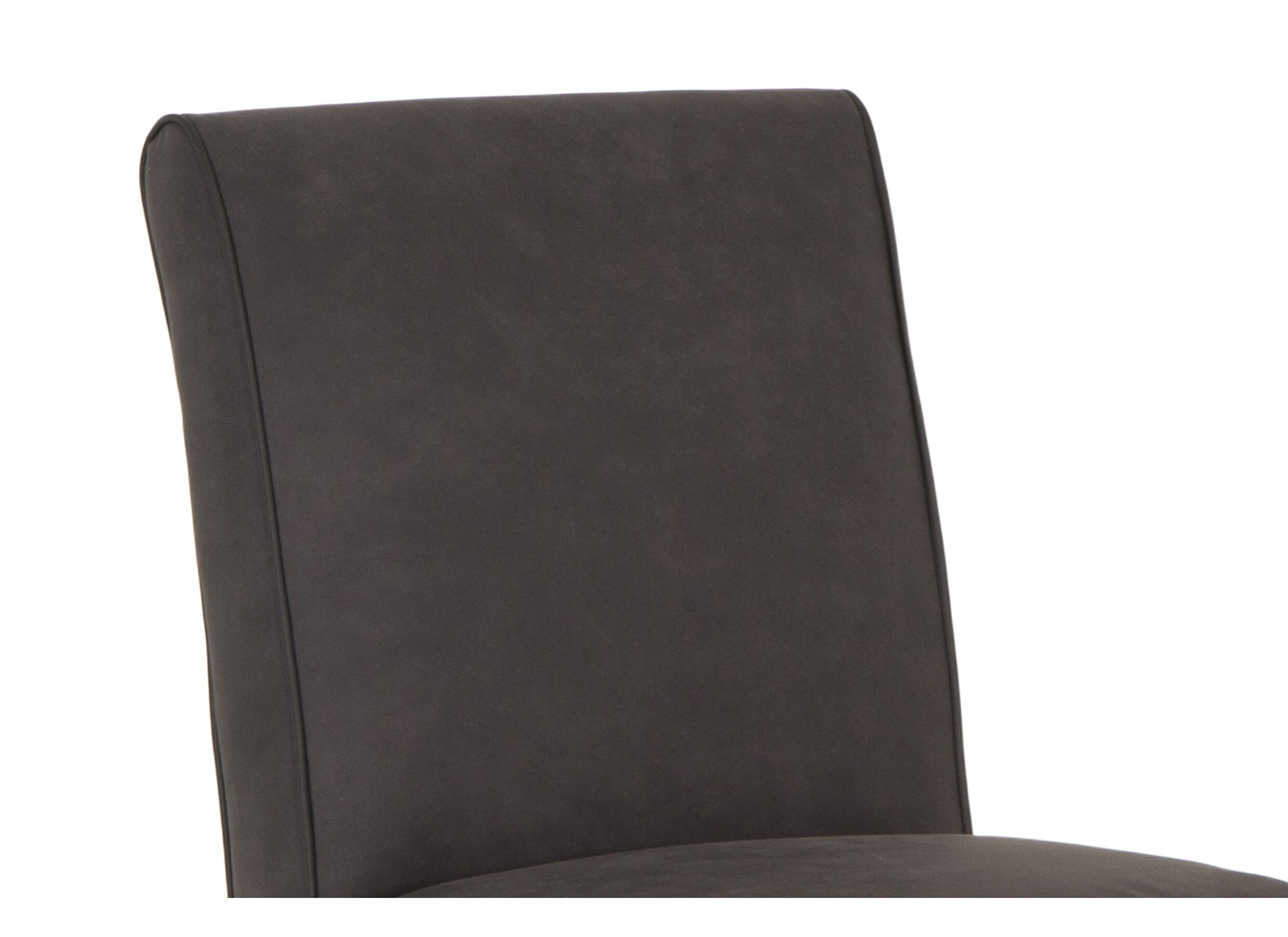 Chaise Cowboy 51x60x95cm - microfibre - noir preston