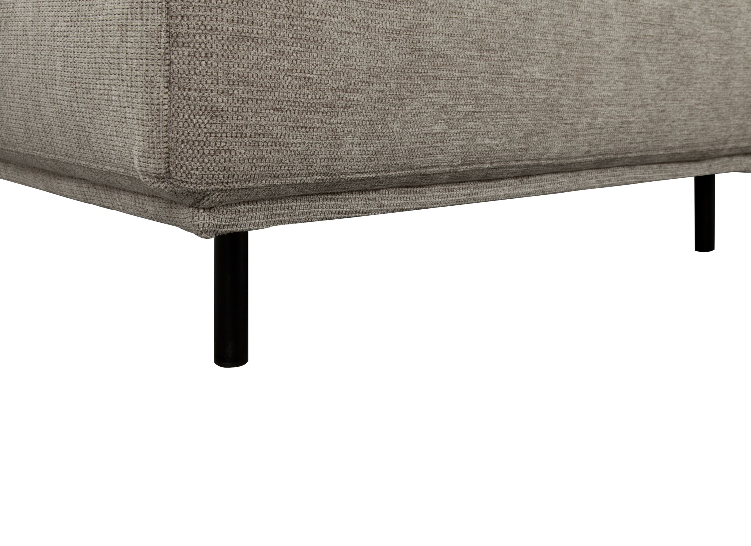 Detailfoto - Hoeksalon Kent 390x230cm - stof - grijs