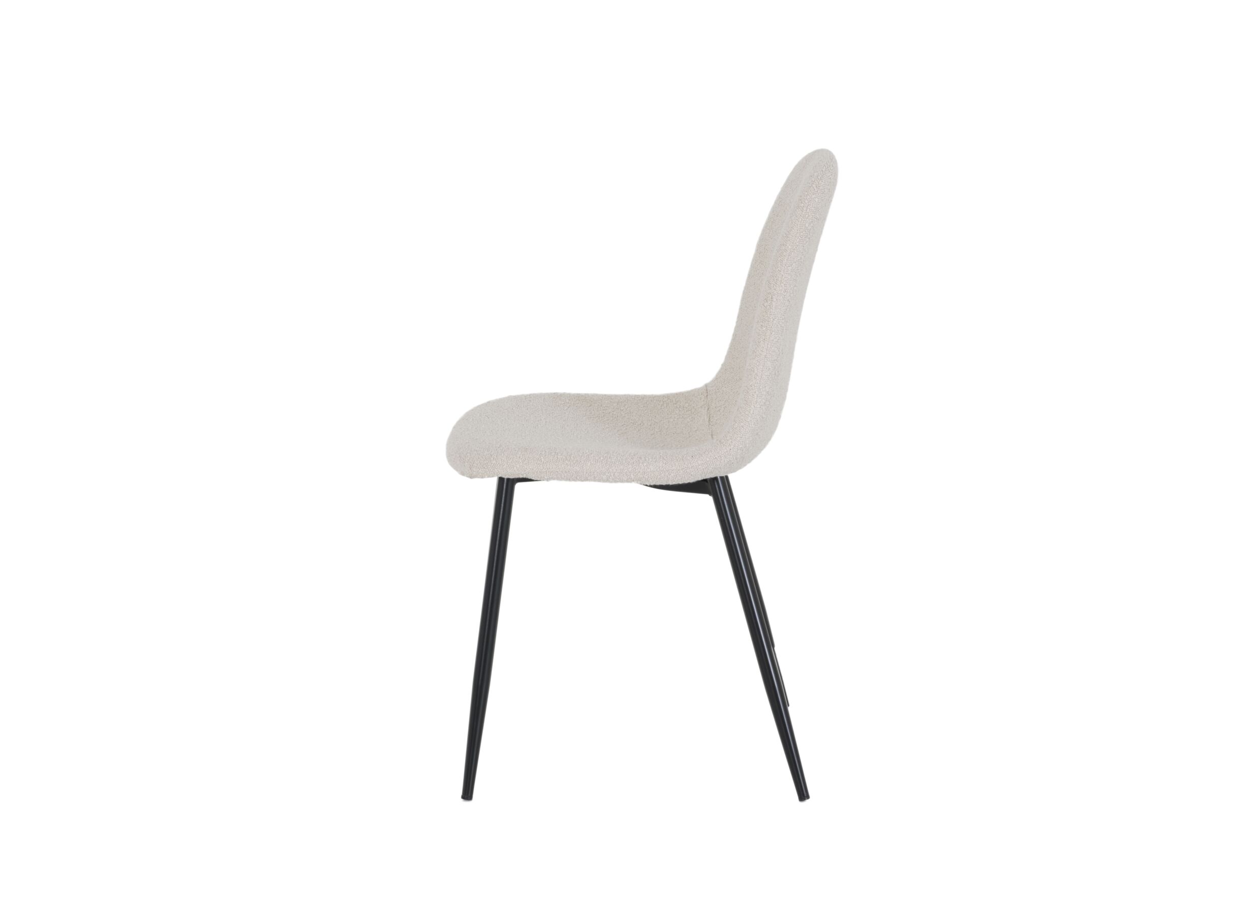 Stoel Charlton 44x53x87cm - molton - boucle beige