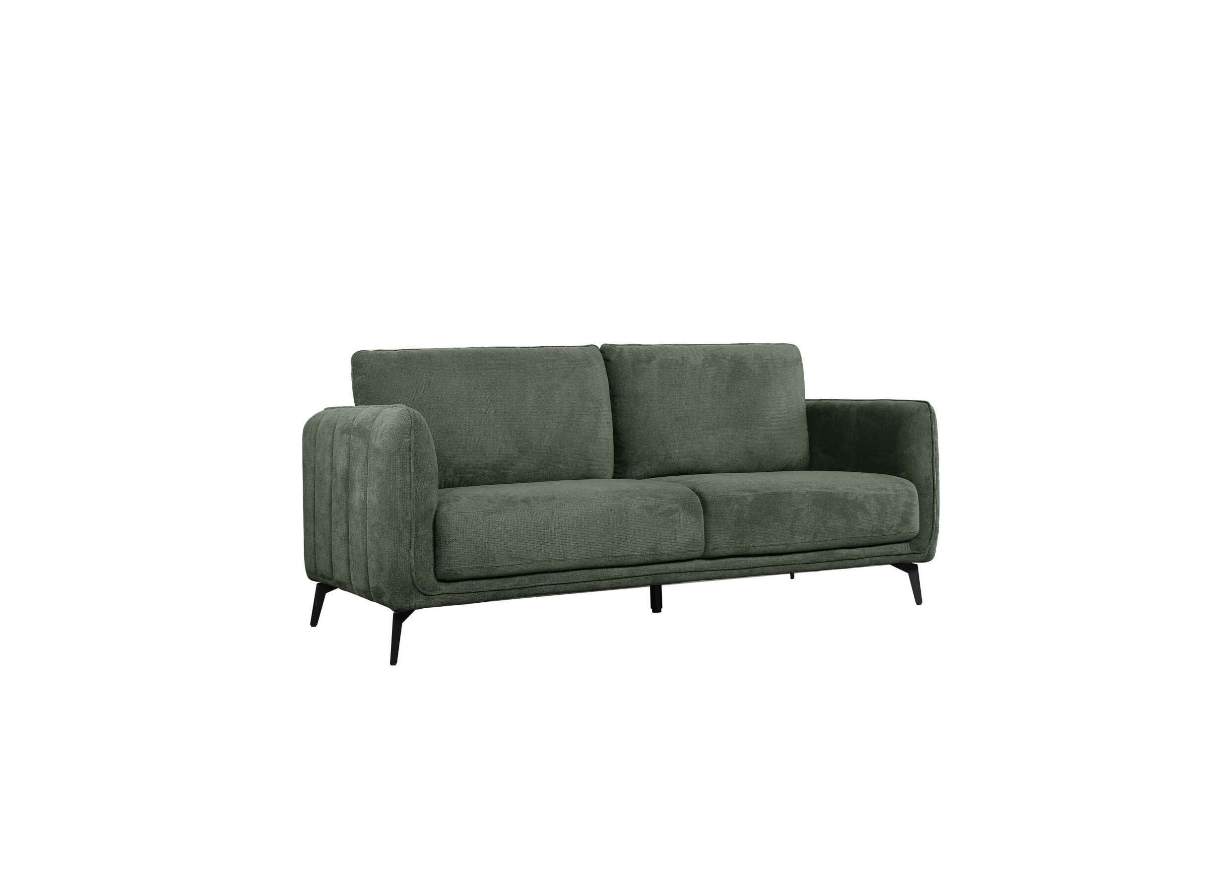 Plus Important - Canapé Pack 3 places tissu vert