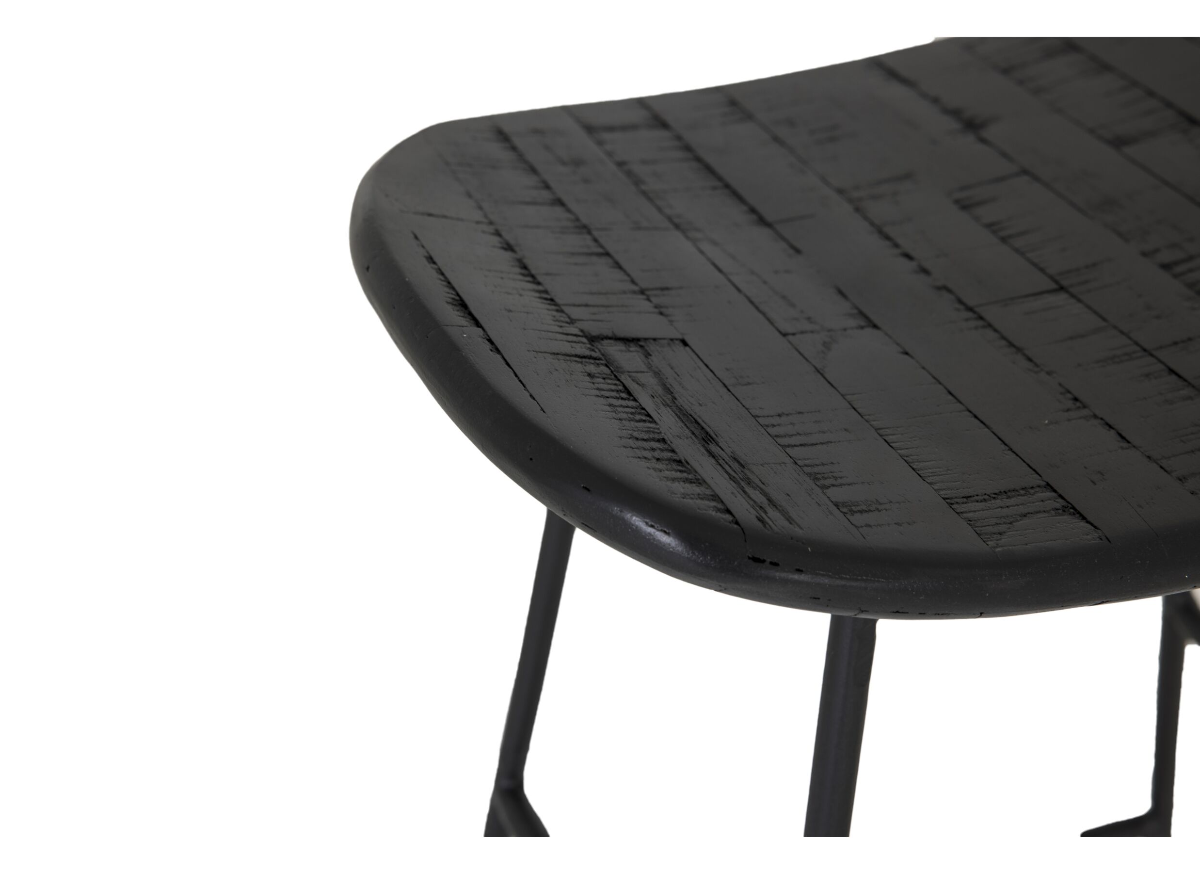 Barkruk Levi ZH65cm - hout - zwart