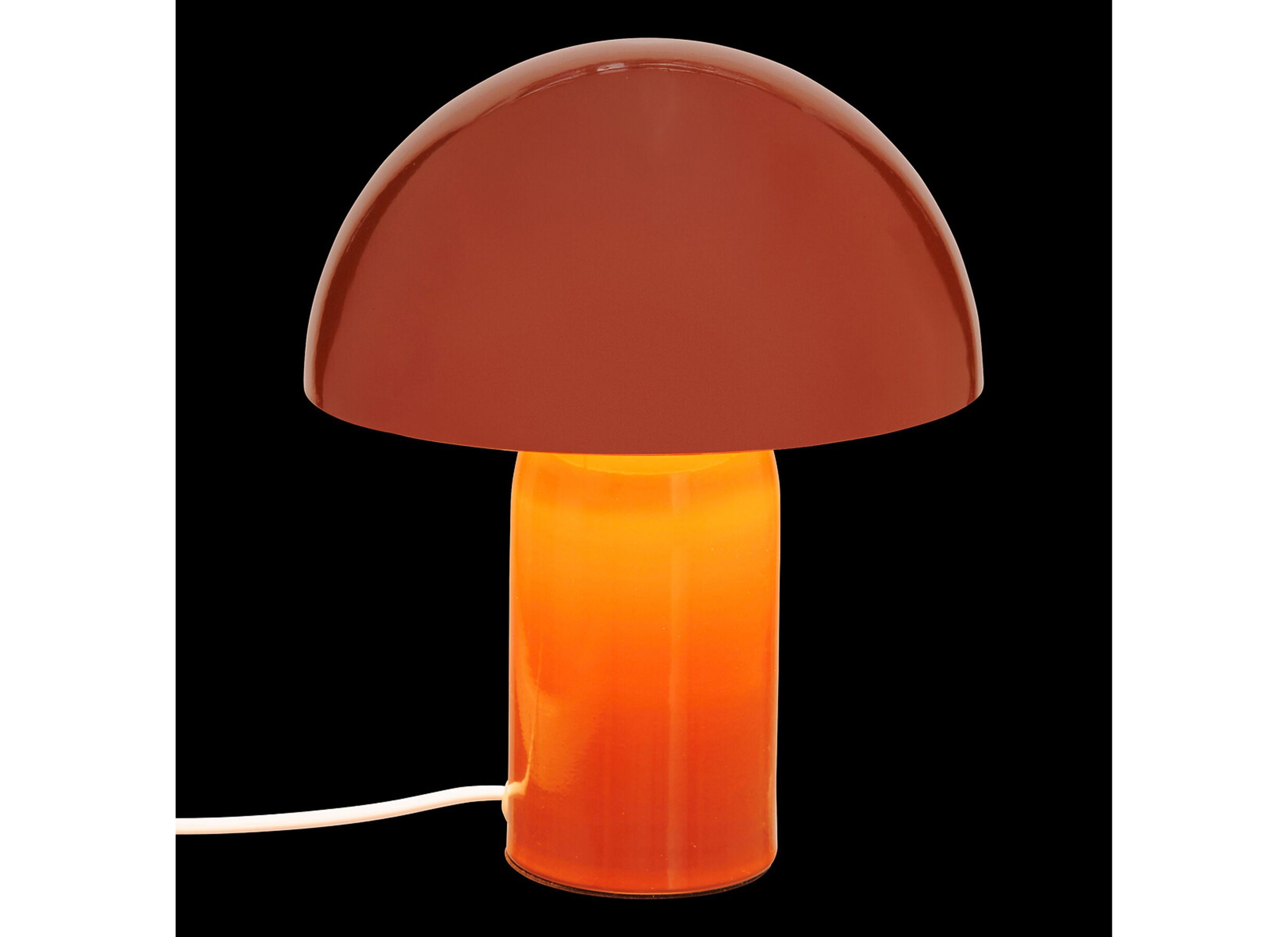 Aperçu - Lampe de table Champignon Lito Ø20xH24,5cm E27 - métal - terre cuite