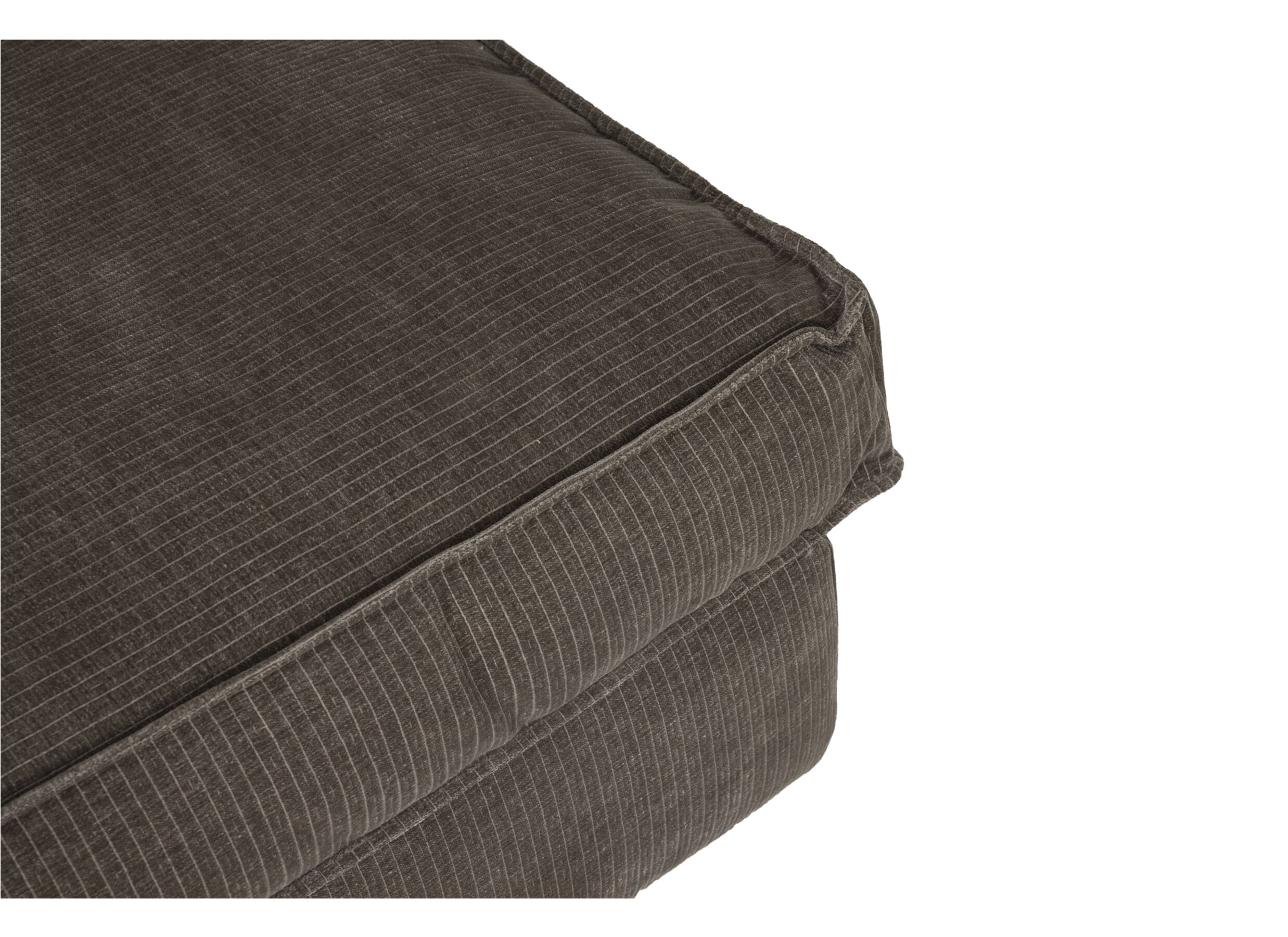 Poef Marlon 105x105cm stof bruin
