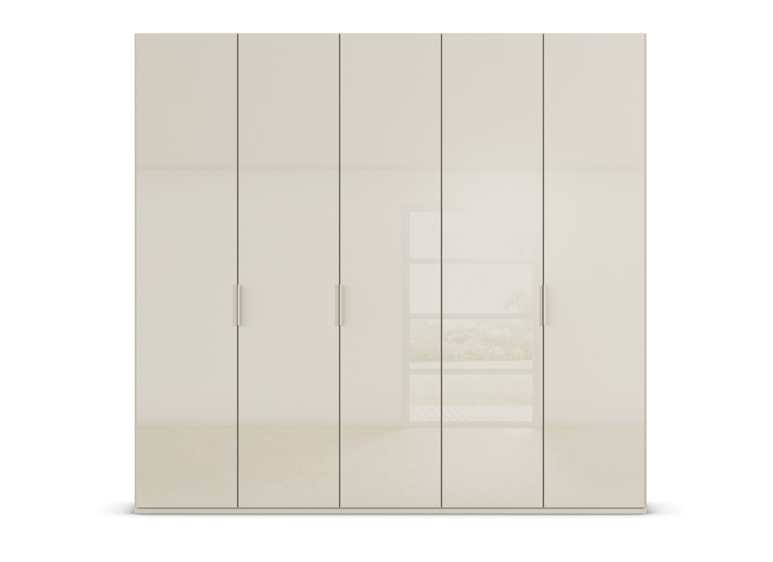 Overzichtsfoto - Schuifdeurkast 250cm - decor & glas - champagne