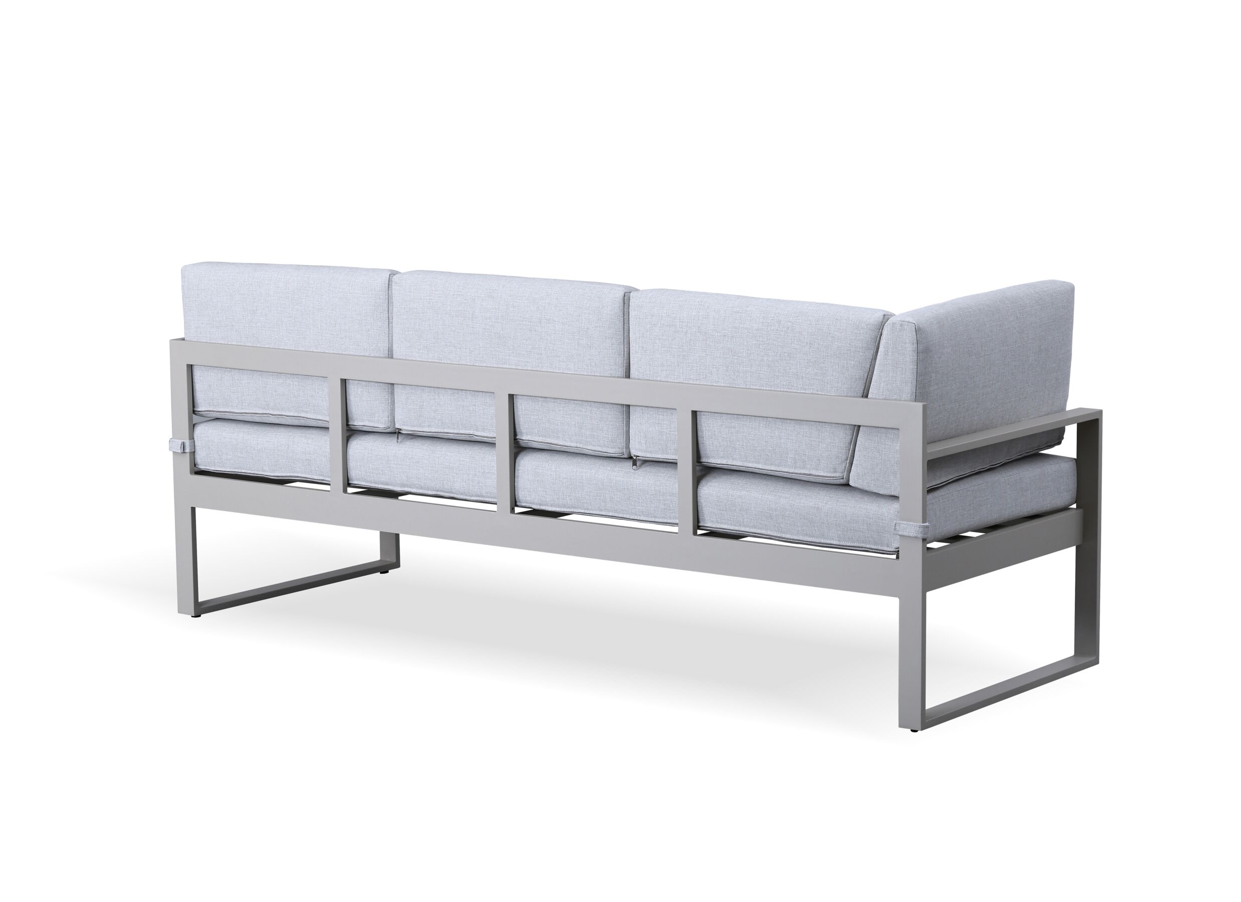 Aperçu - Salon lounge Tonale aluminium polywood - greige