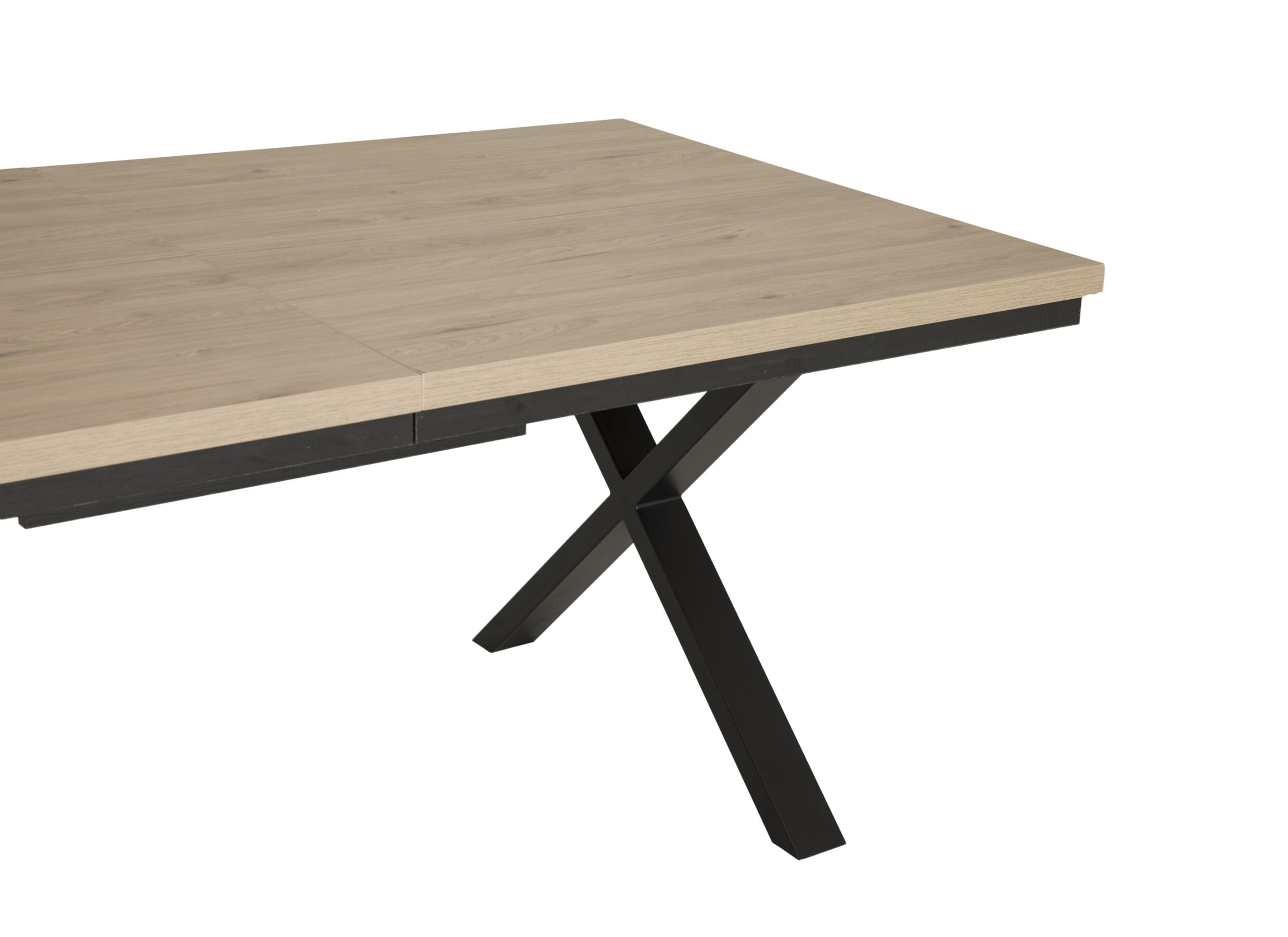 Detailfoto - Tafel Toby 190/250x100cm - decor - castella oak