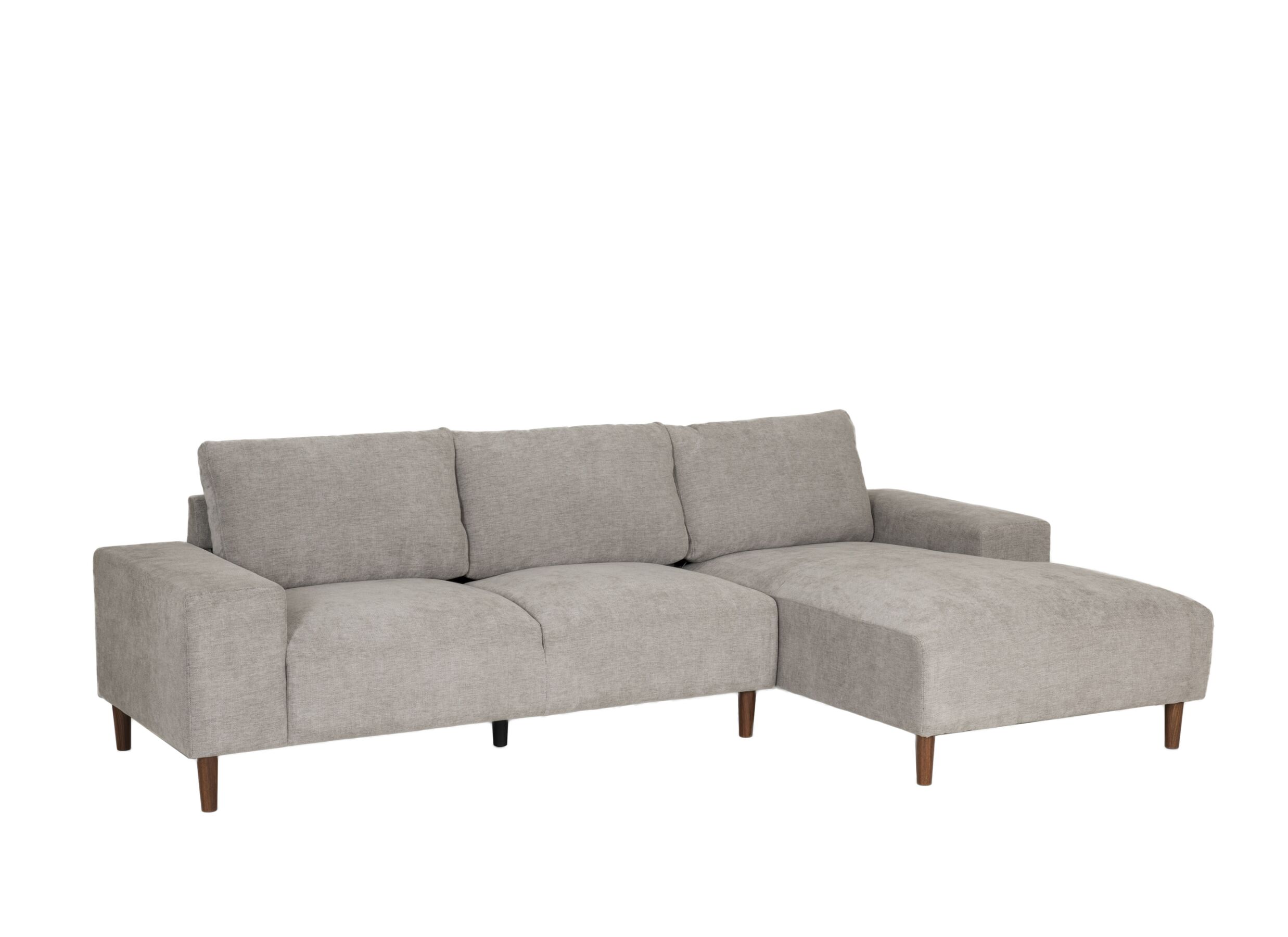 Plus Important - Canapé d'angle Switch 280x160cm - tissu - greige