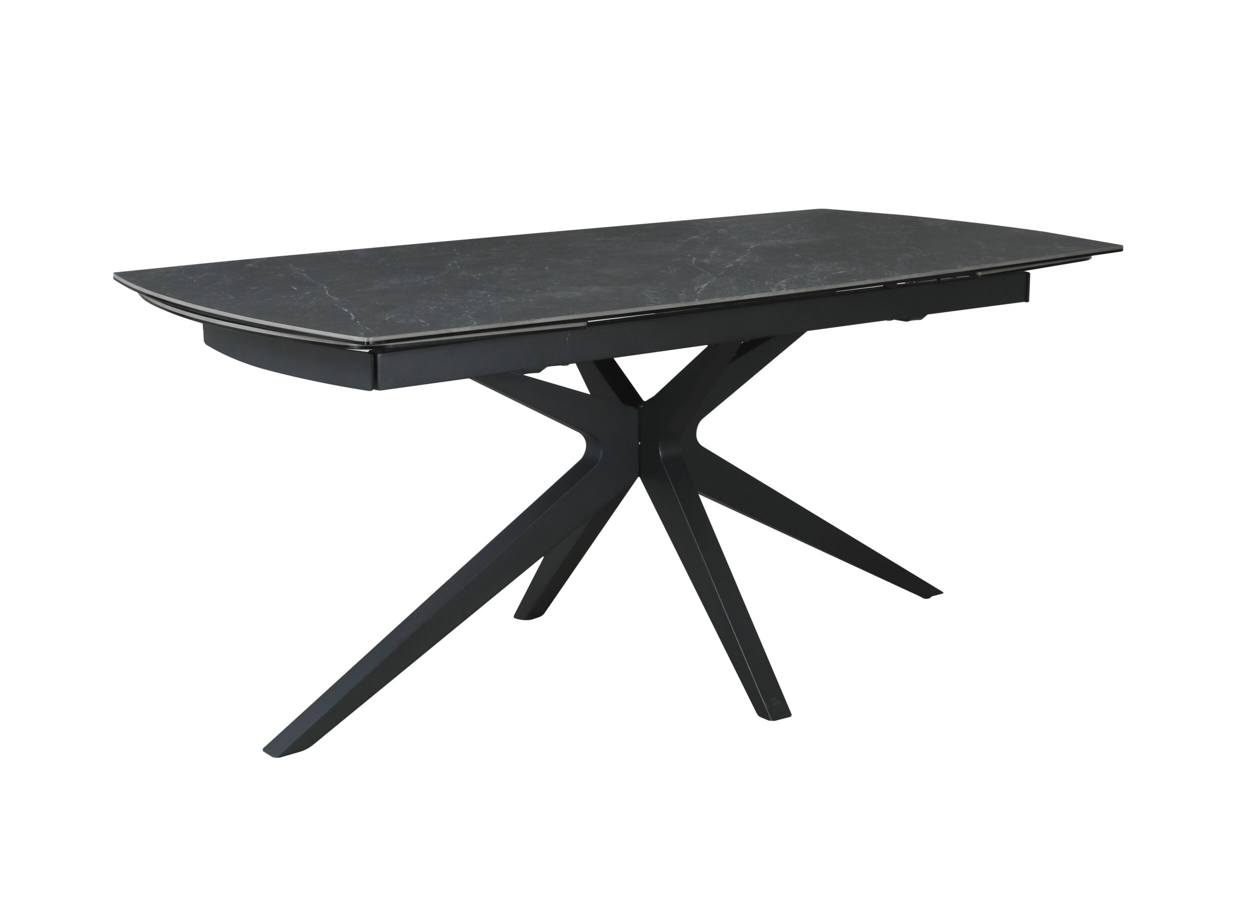 Overzichtsfoto - Tafel Hannibal 180/260x90cm - keramiek - zwart