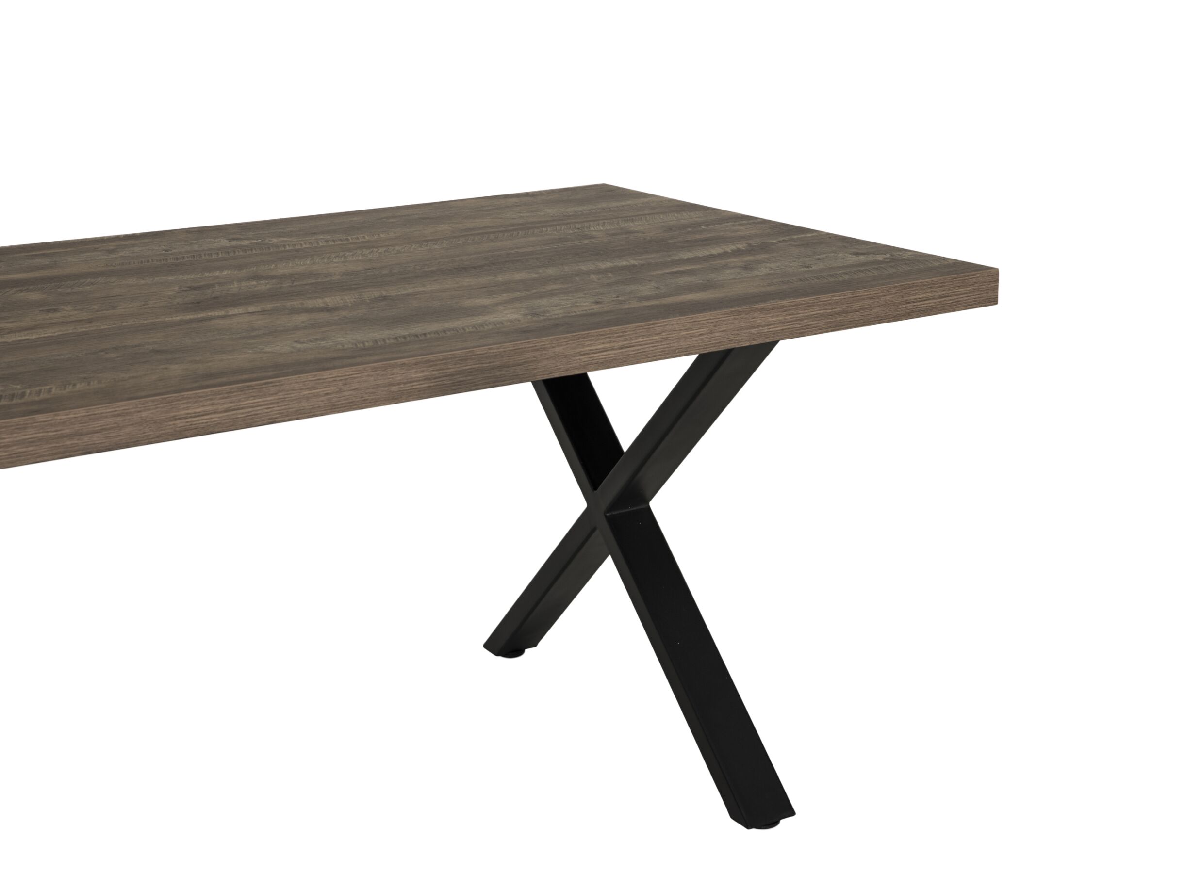 Detail - Table Solomon 210x100cm - HPL - Rustic oak