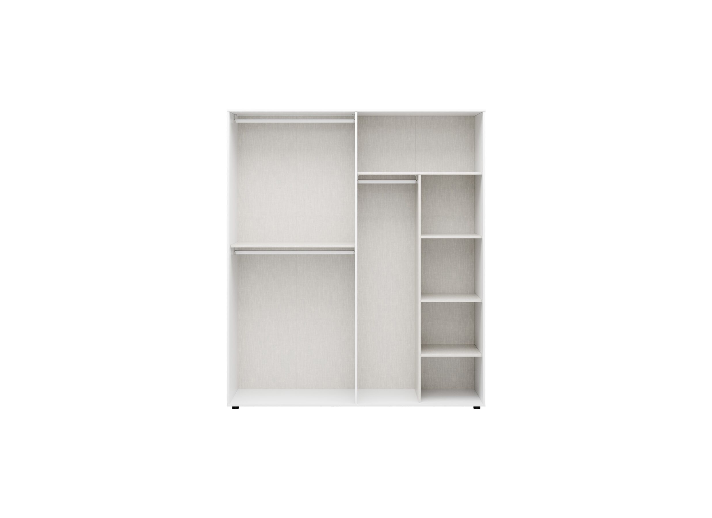 Disposition - Garde-robe Oryana 180cm - mélaminé - brilliant blanc