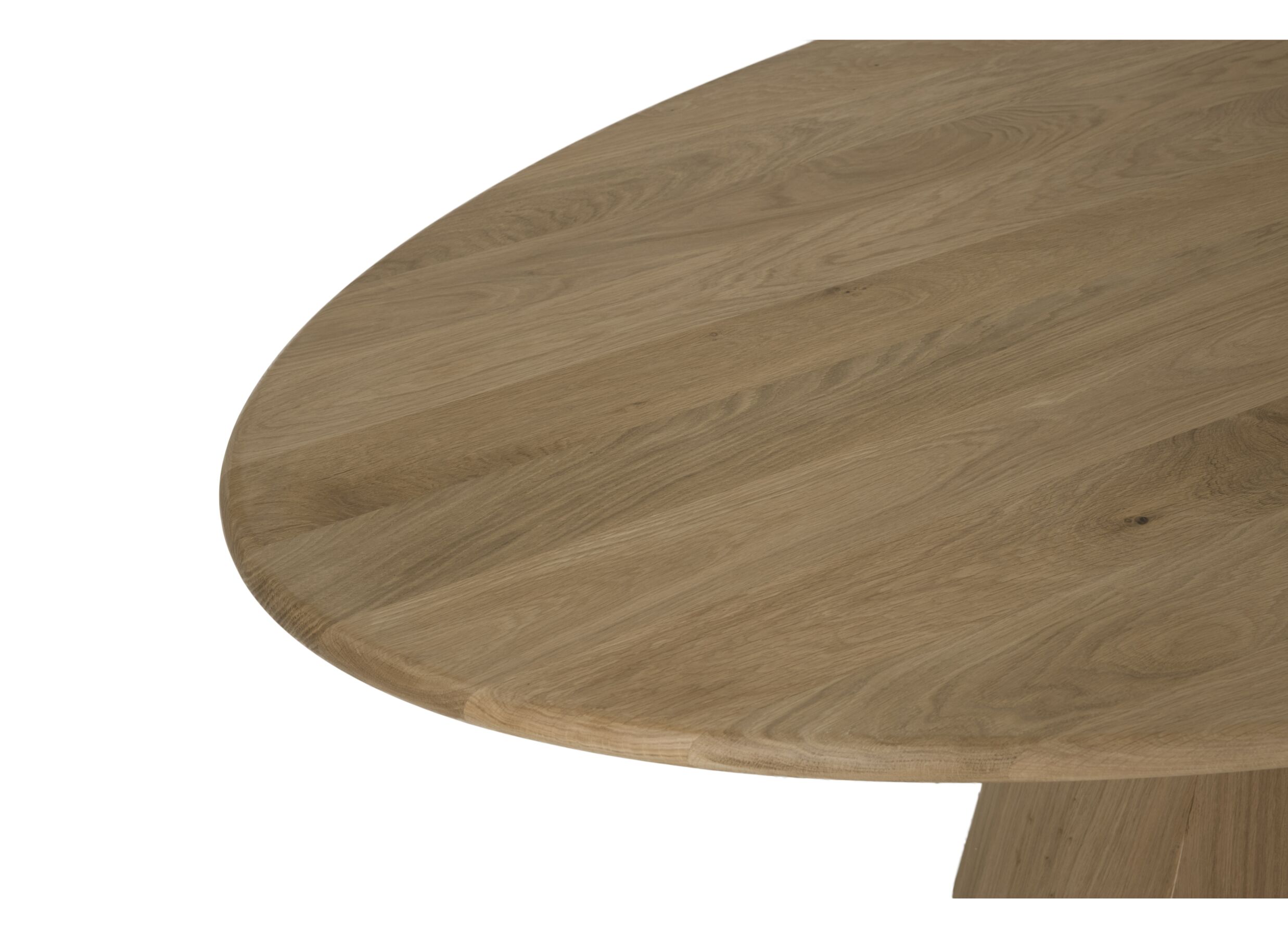 Detail - Table Cargo 240x120cm - chêne massif & placage - naturel