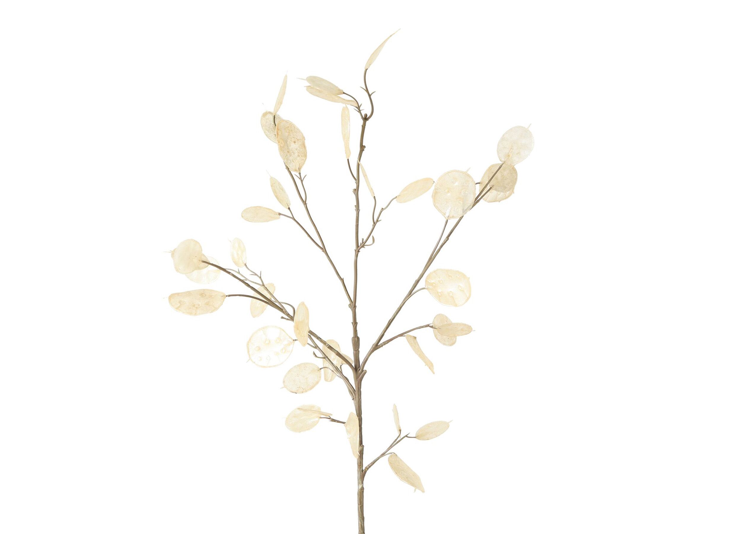 Hoofdfoto - Decoratietak Silver Leaf H91cm - kunststof - naturel