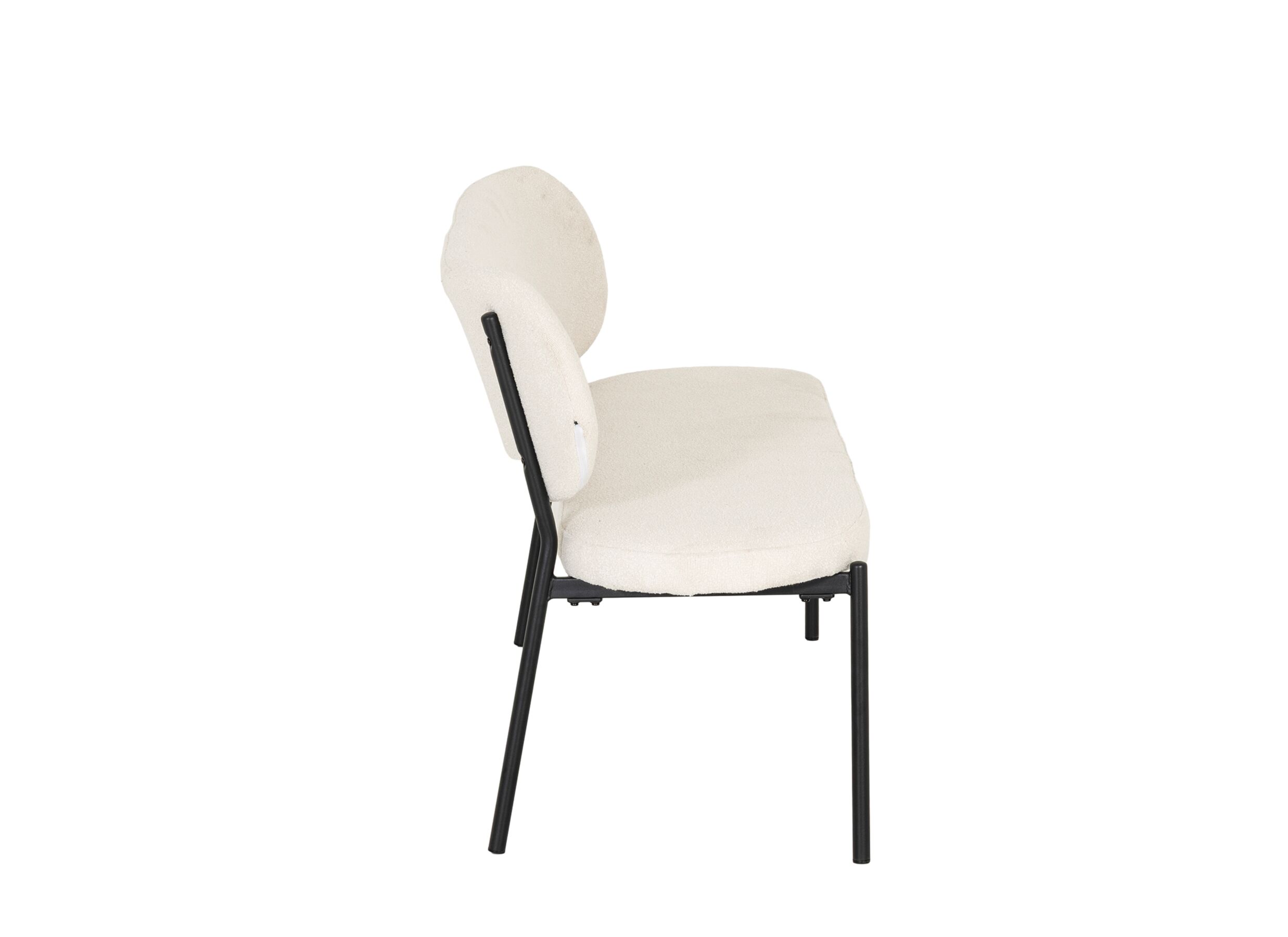Aperçu - Banc Luke 160cm - tissu - blanc