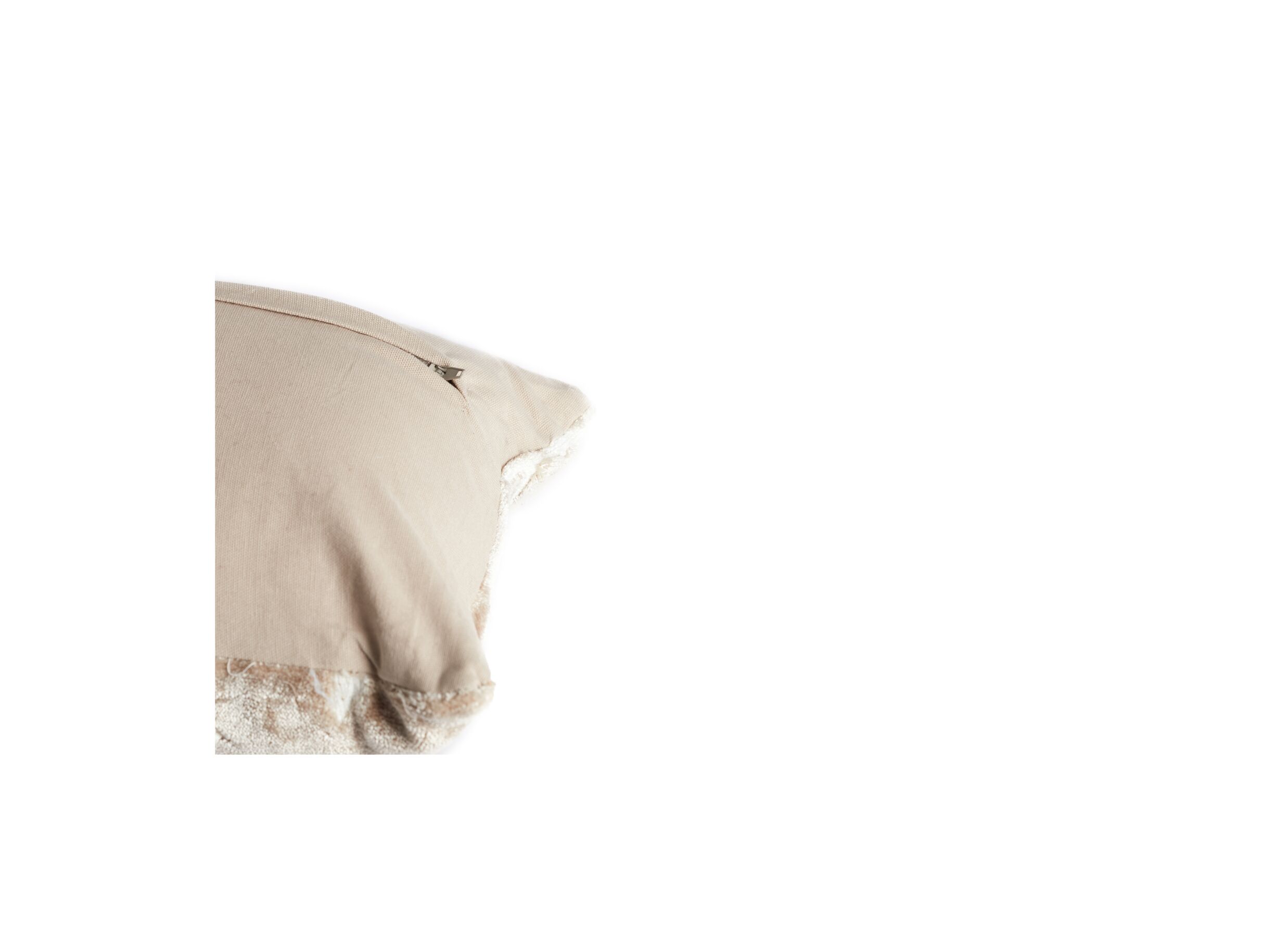 Detail - Coussin Huslia 60x30cm - viscose & polyester - beige