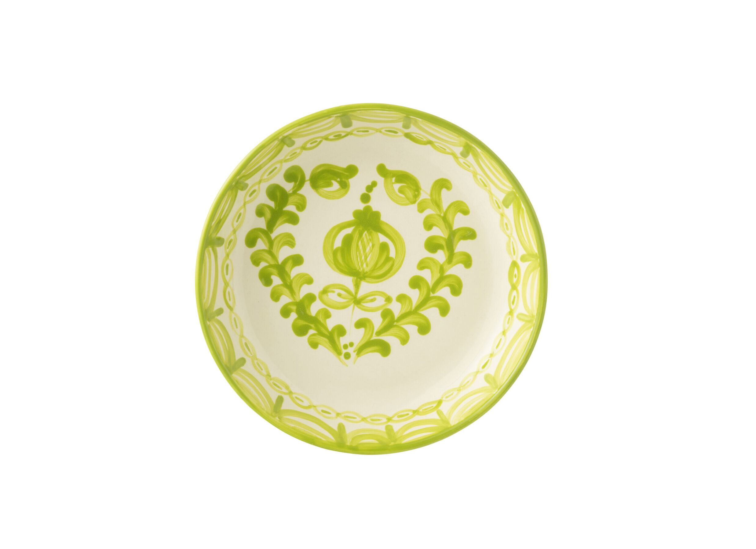 Aperçu - Bol Granada Ø25cm - céramique - blanc & vert