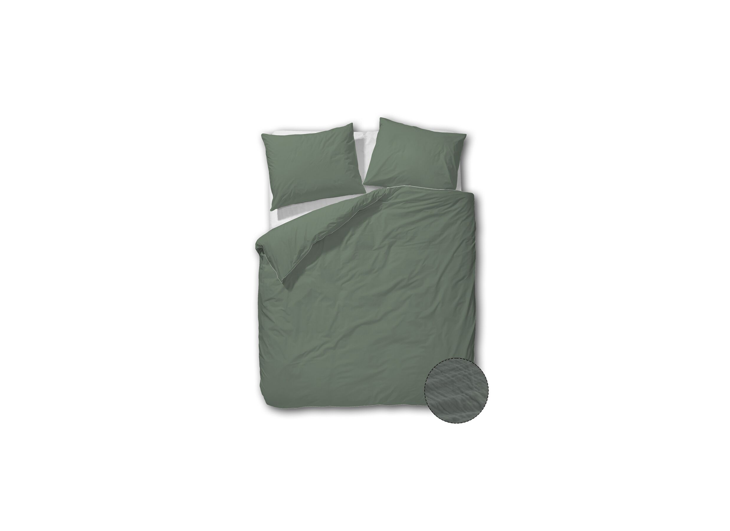 Housse de couette 140x200/220cm coton tétra - Housse de couette 140x200/220cm - tétra coton - vert