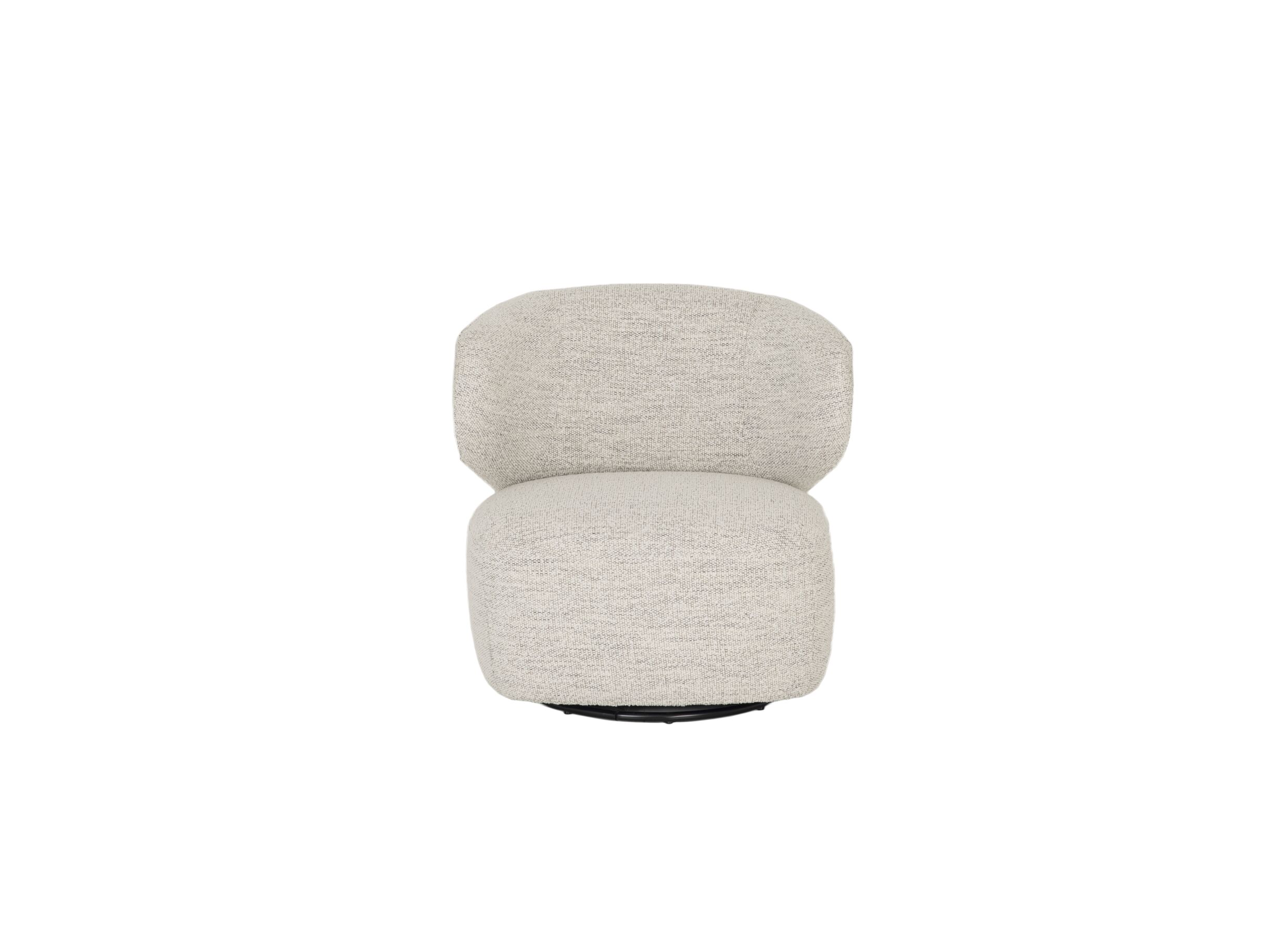 Overzichtsfoto - Draaifauteuil 80x81x70cm - katoen - merino katoen