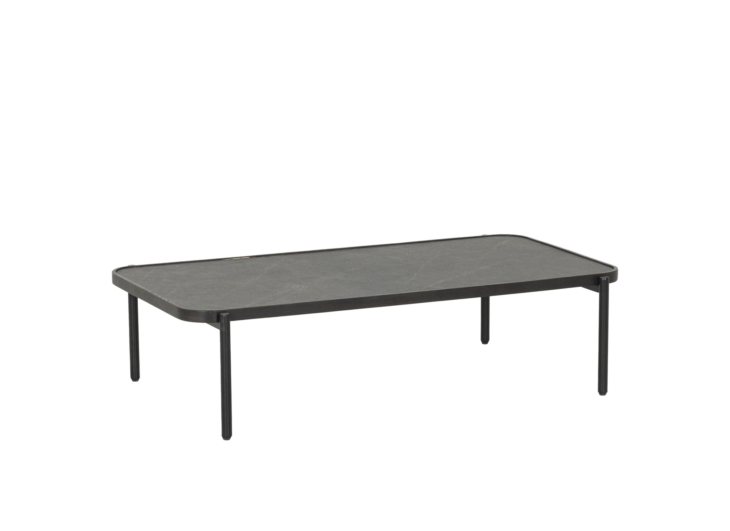 Plus Important - Table basse Trip 120x65cm - décor & stratifié - noir