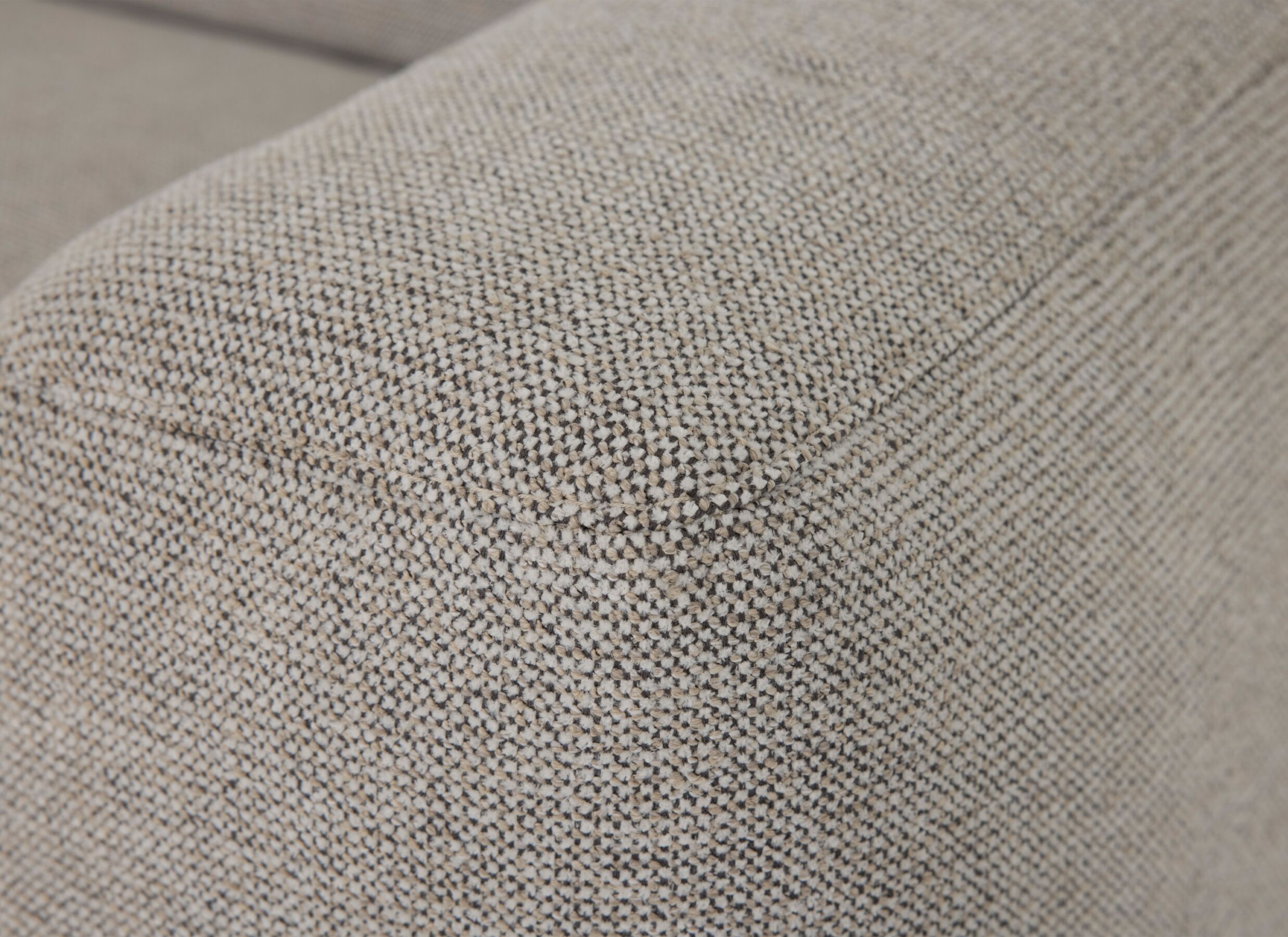 Detail - Canapé d'angle Culebra 291x231cm - tissu - beige