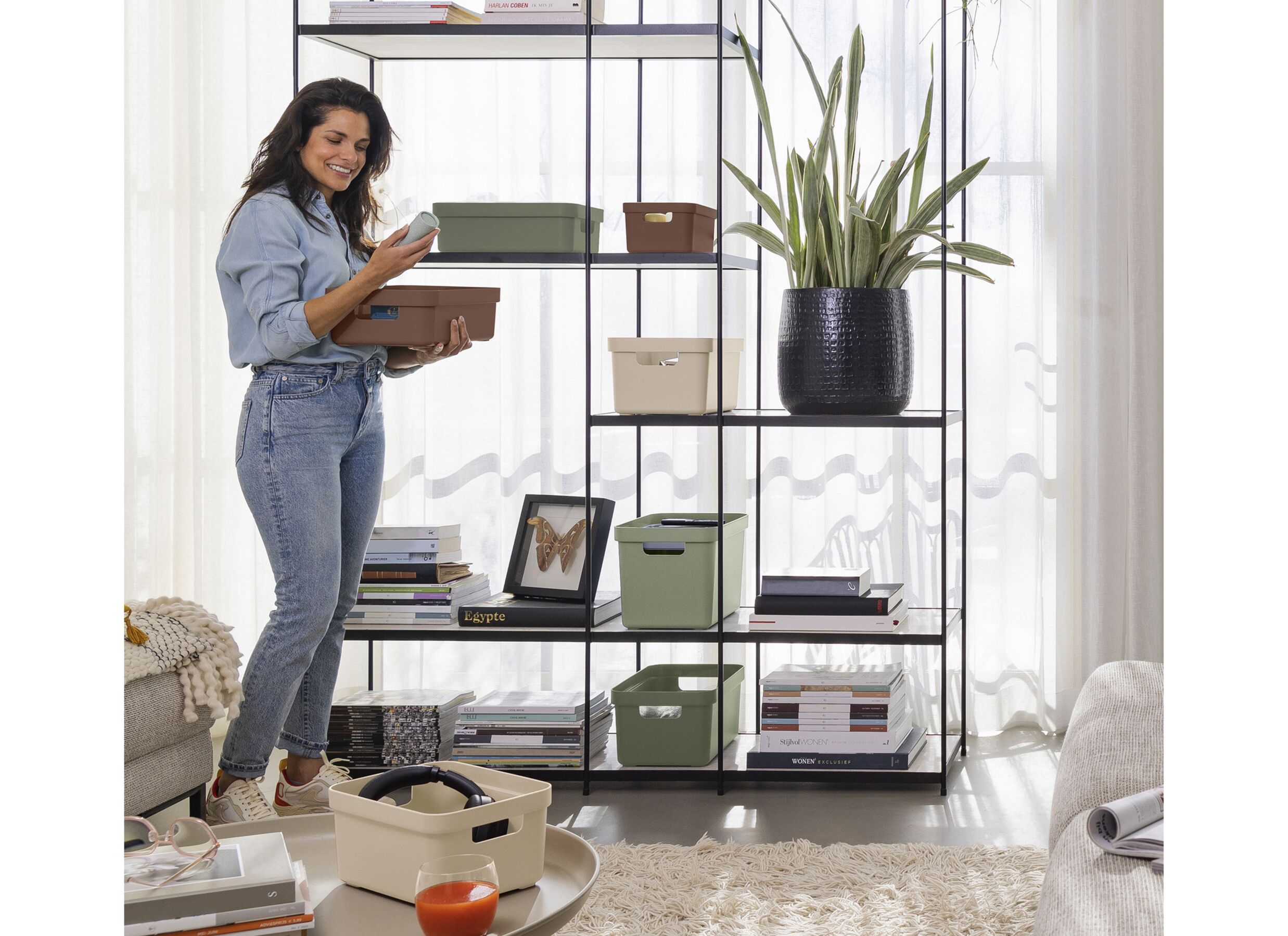 Sfeerfoto - Opbergbox Sigma Home 9L - 35,2x25,3x12,2cm