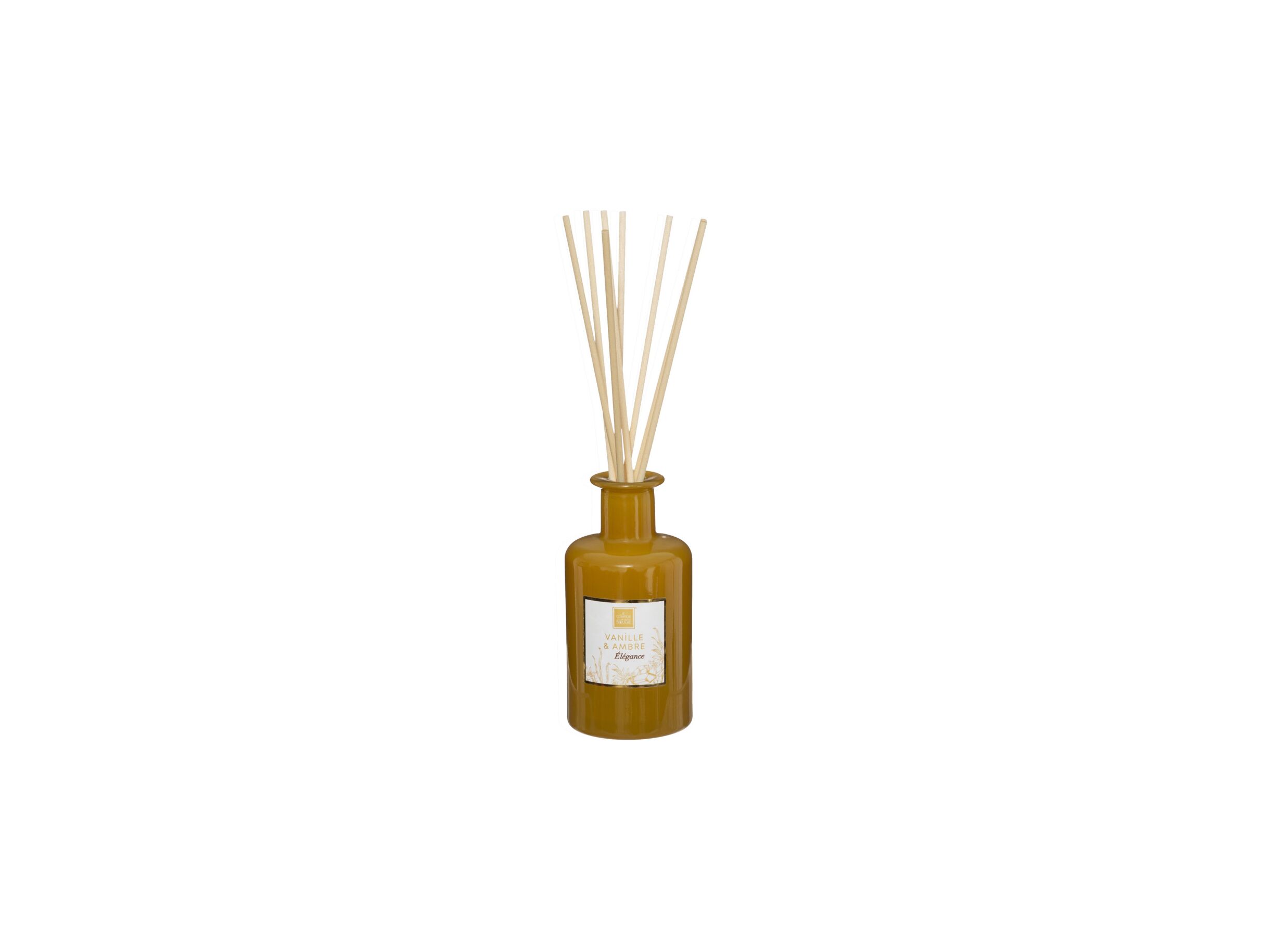 Bâtonnets parfumés Mael Ambre Vanille moutarde - Bâtonnets parfumés Mael Ambre Vanille moutarde