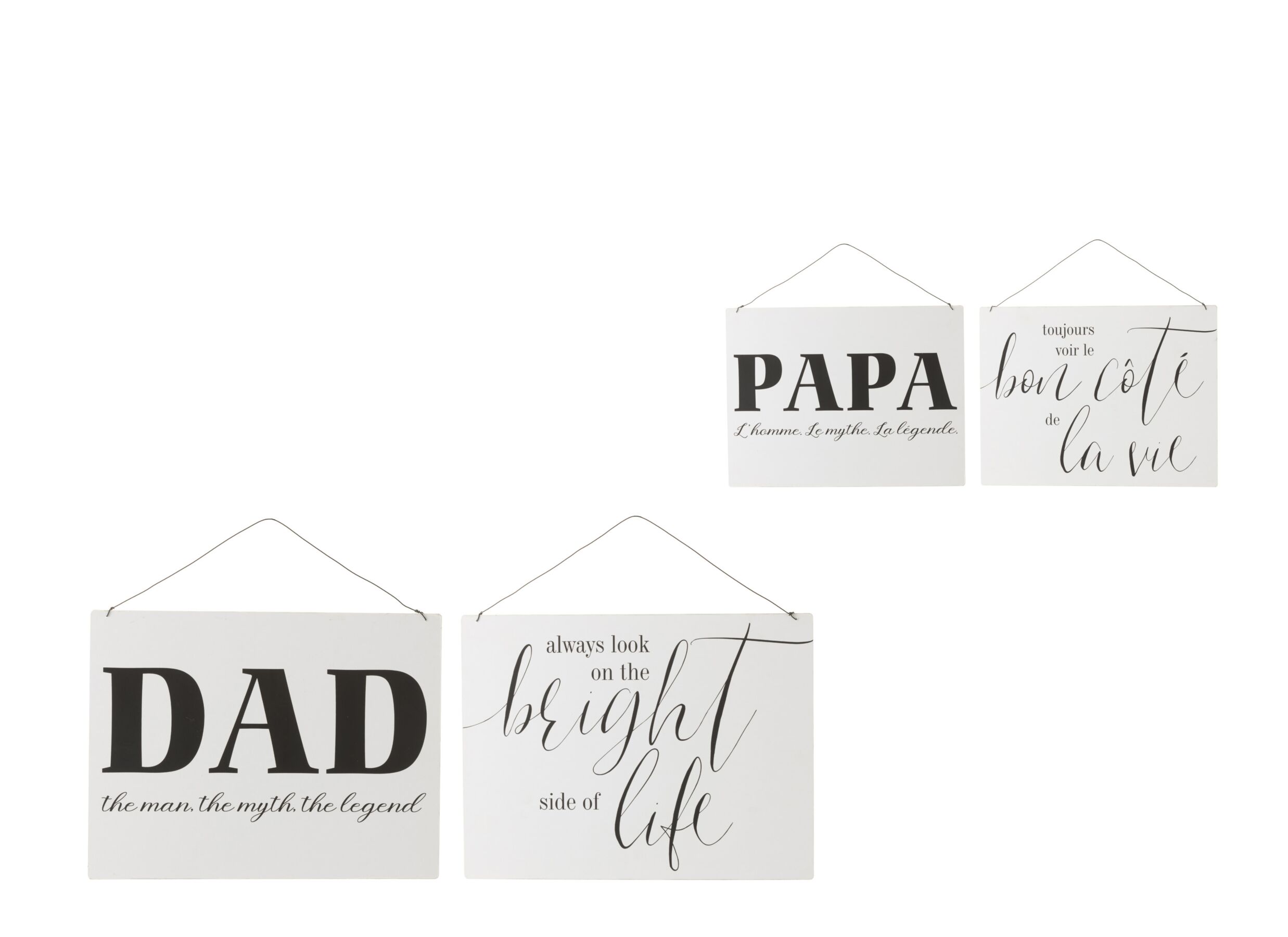 Plaque Textes anglais 35x36 - Plaque Textes anglais 35x36,5cm