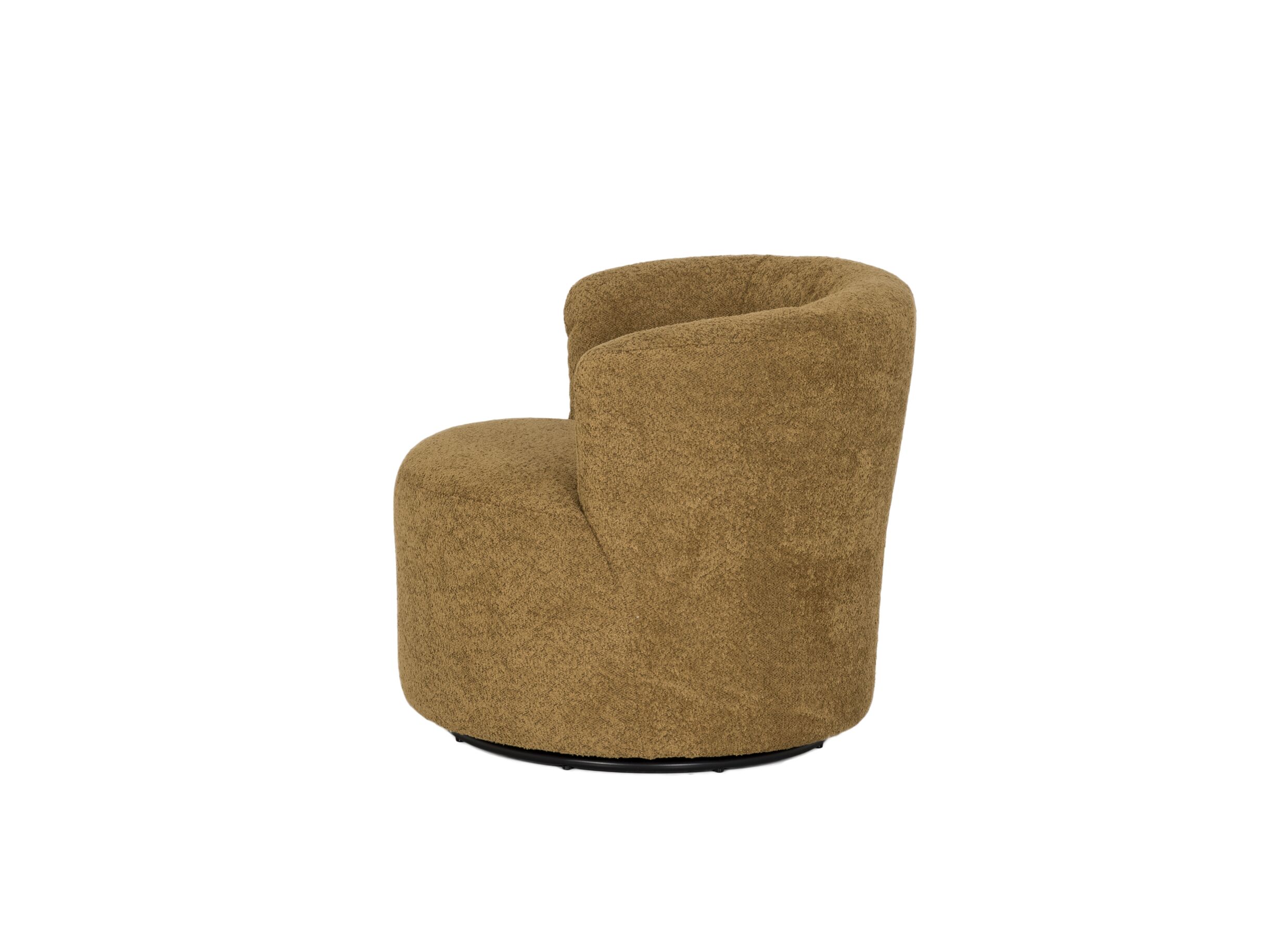Aperçu - Fauteuil pivotant Vasto 83x80x71cm - tissu - ore