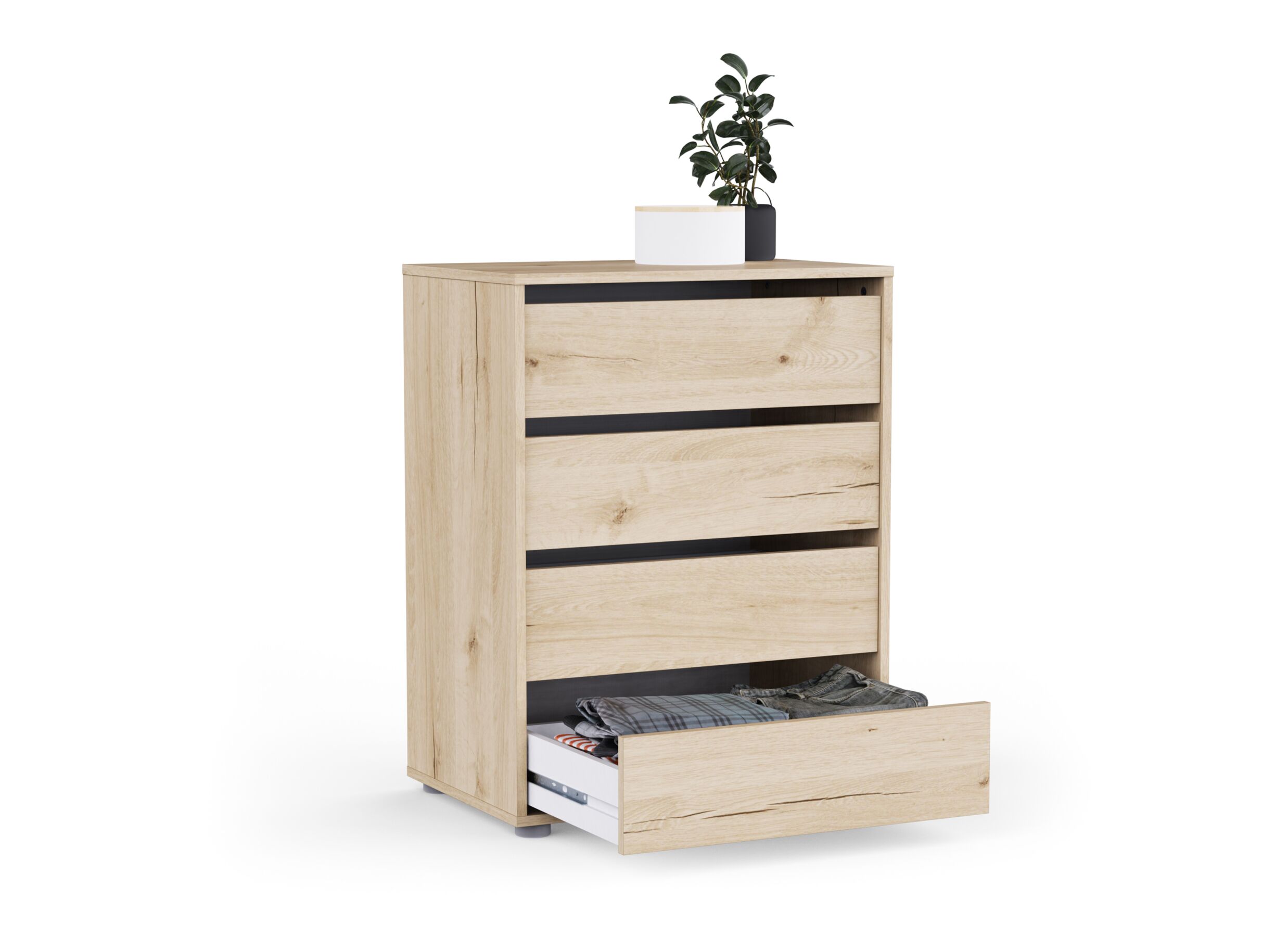 Sfeerfoto - Ladekast Blokty 60x40x76cm - decor - royal eik