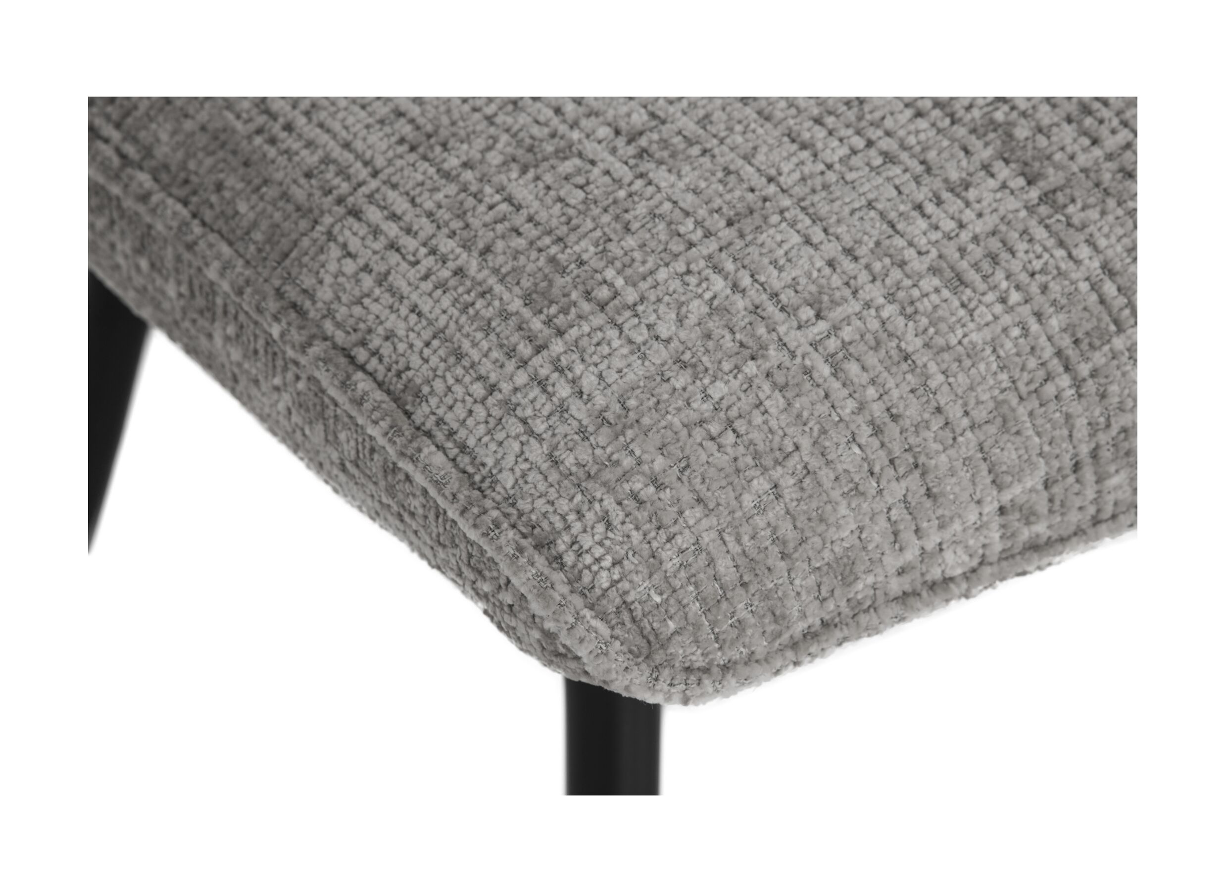 Detailfoto - Stoel ST2418 51x64x89cm - stof - grijs