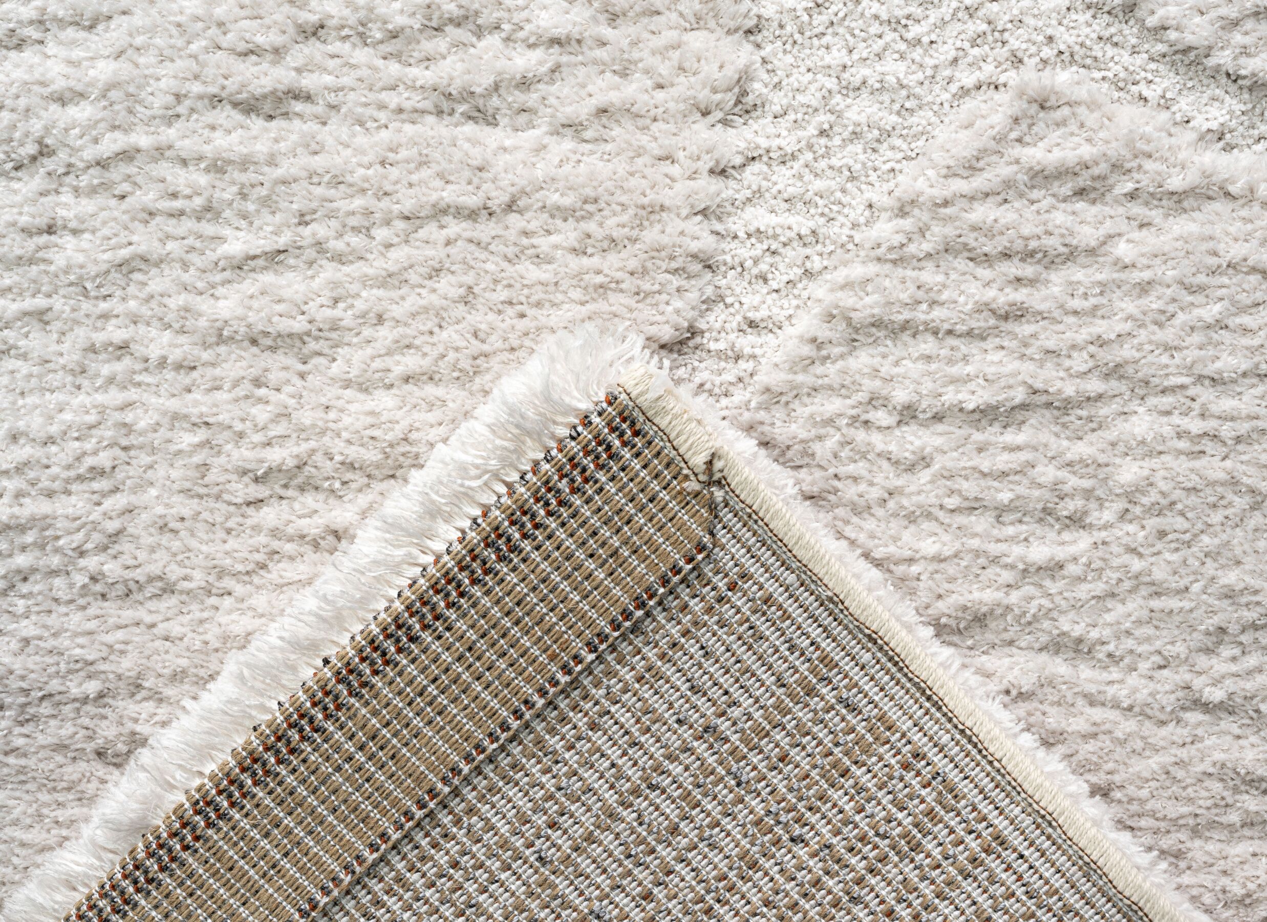 Detailfoto - Tapijt Madagaskar 280x380cm - polyestervezel - wit