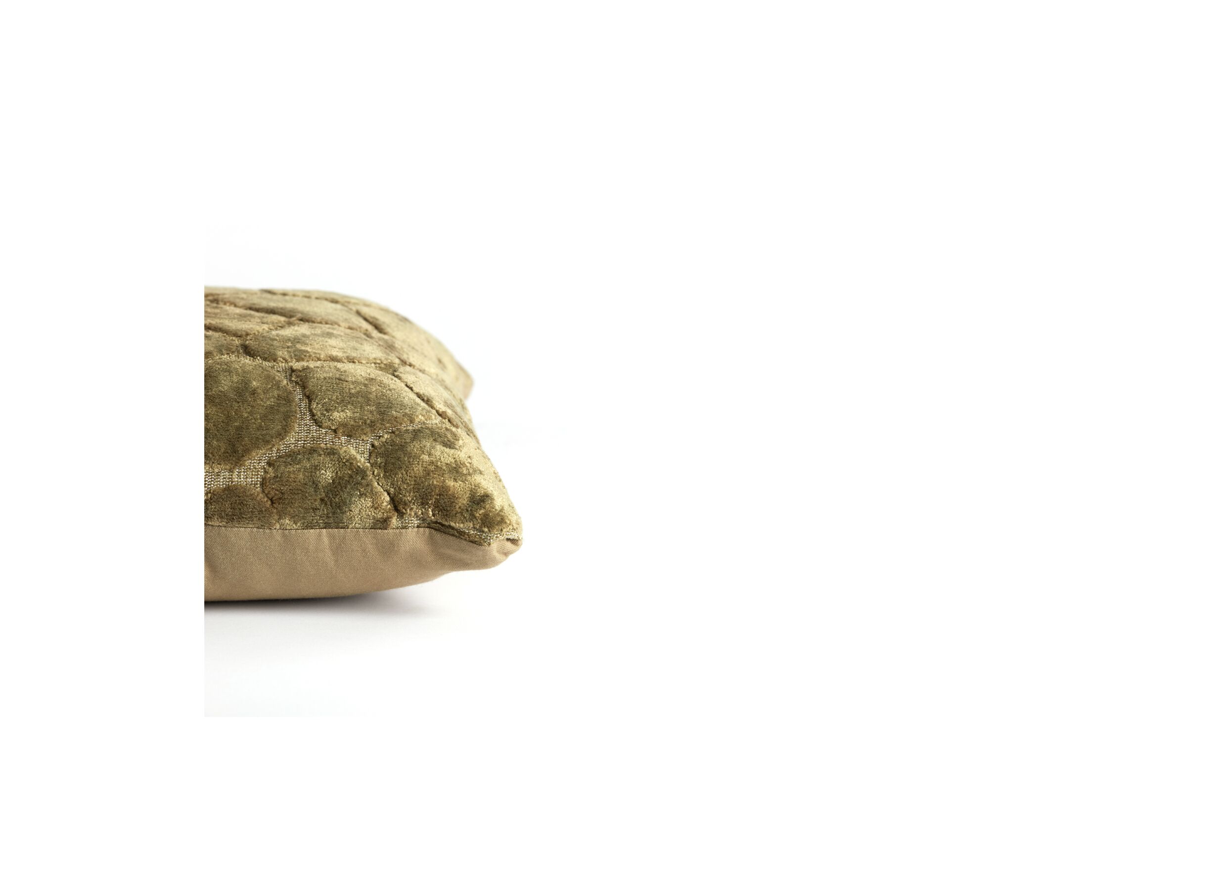 Detail - Coussin Zirafi 45x45cm - coton - vert