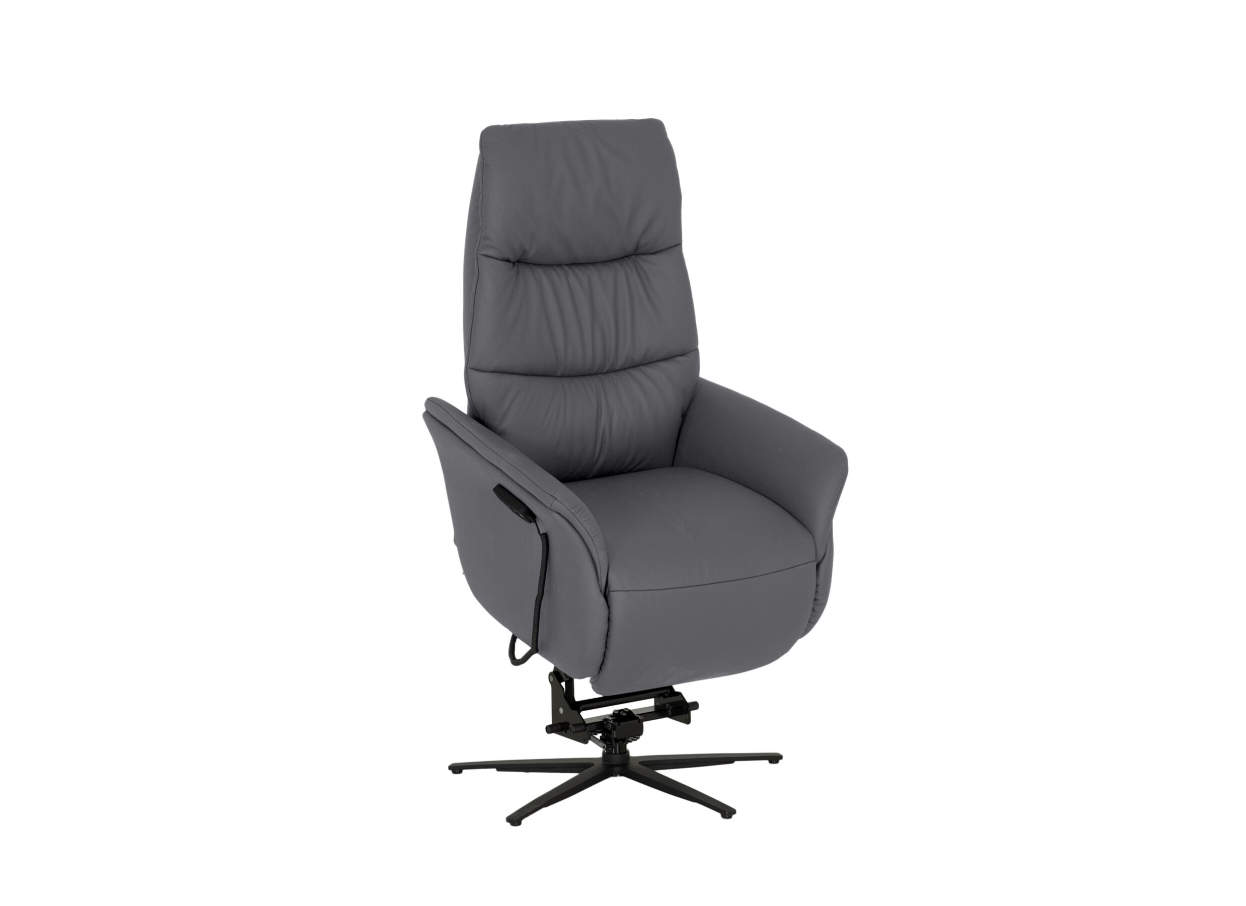 Overzichtsfoto - Relaxzetel 7051.76V+Z60 elektrisch - leder - grijs met medium zithoogte- en diepte en tilfunctie