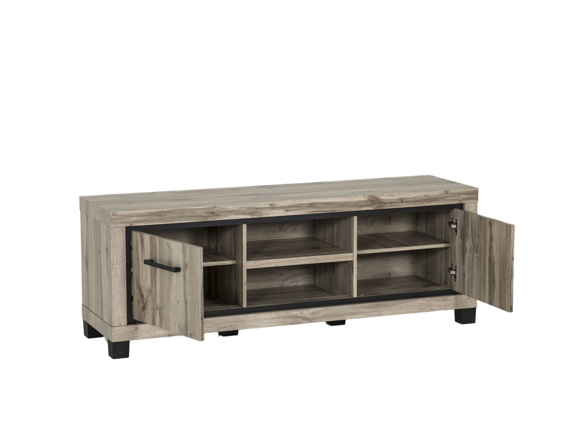 Disposition - Meuble TV Elegance 160cm - film décoratif - canada oak