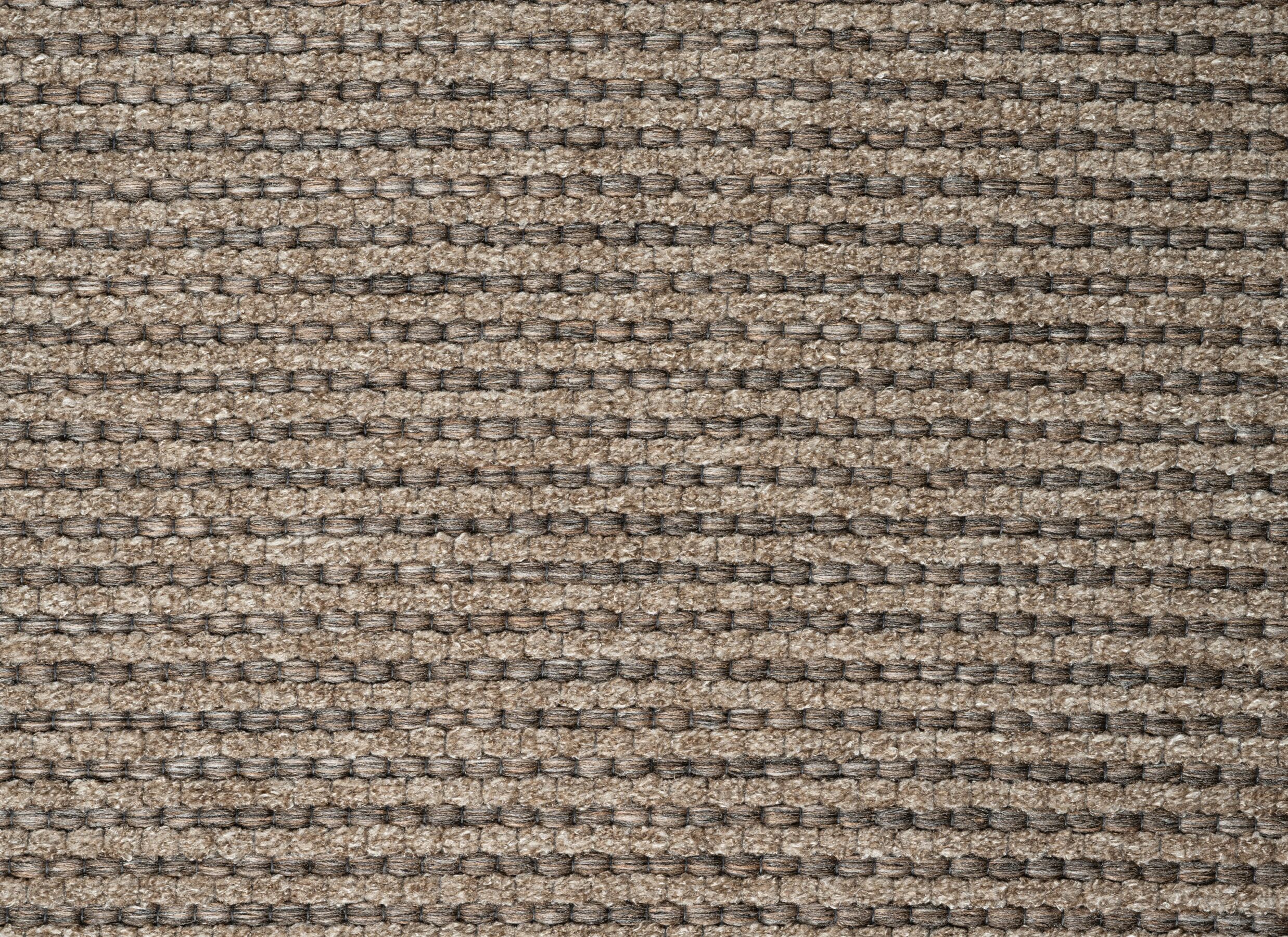 Detail - Tapis Makabi 80x150cm - polyester & polypropylène - marron