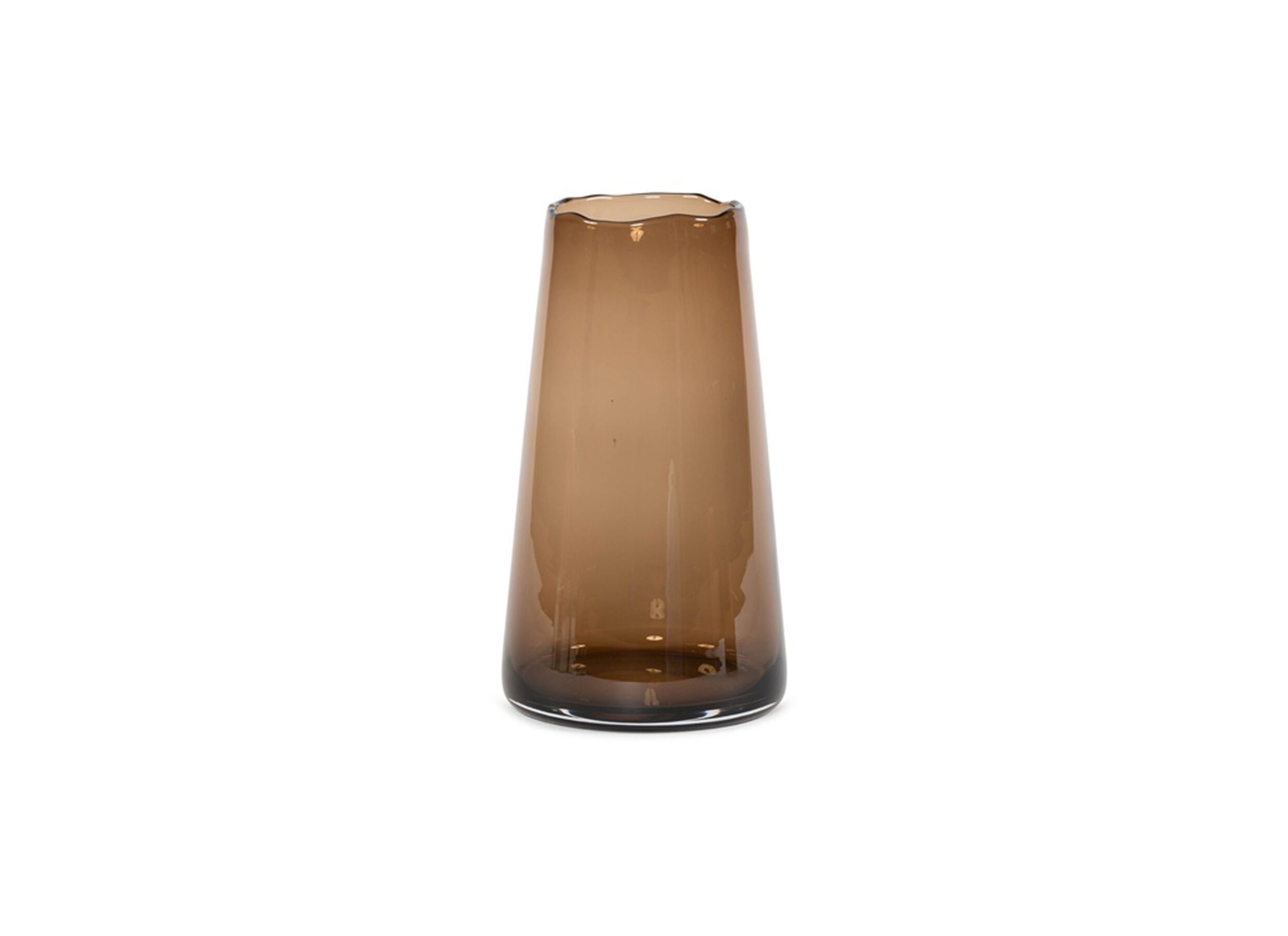 Hoofdfoto - Vaas H35cm - glas - mocha