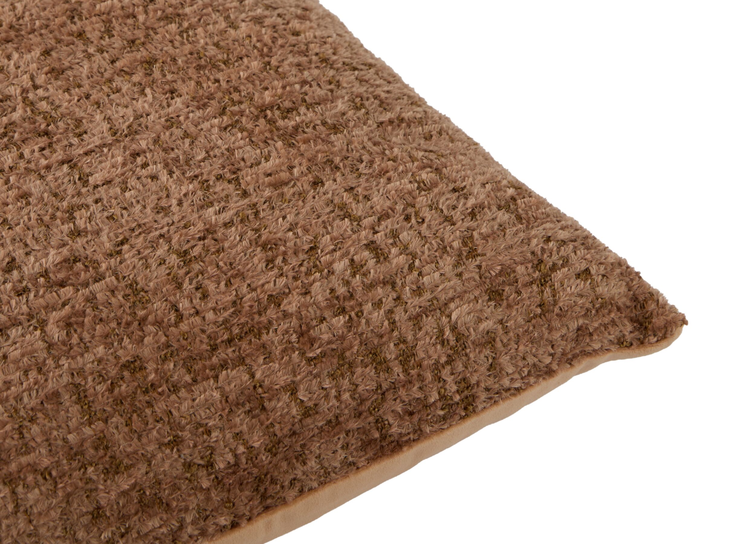 Detailfoto - Kussen Esbly 43x43cm - stof - oud roze