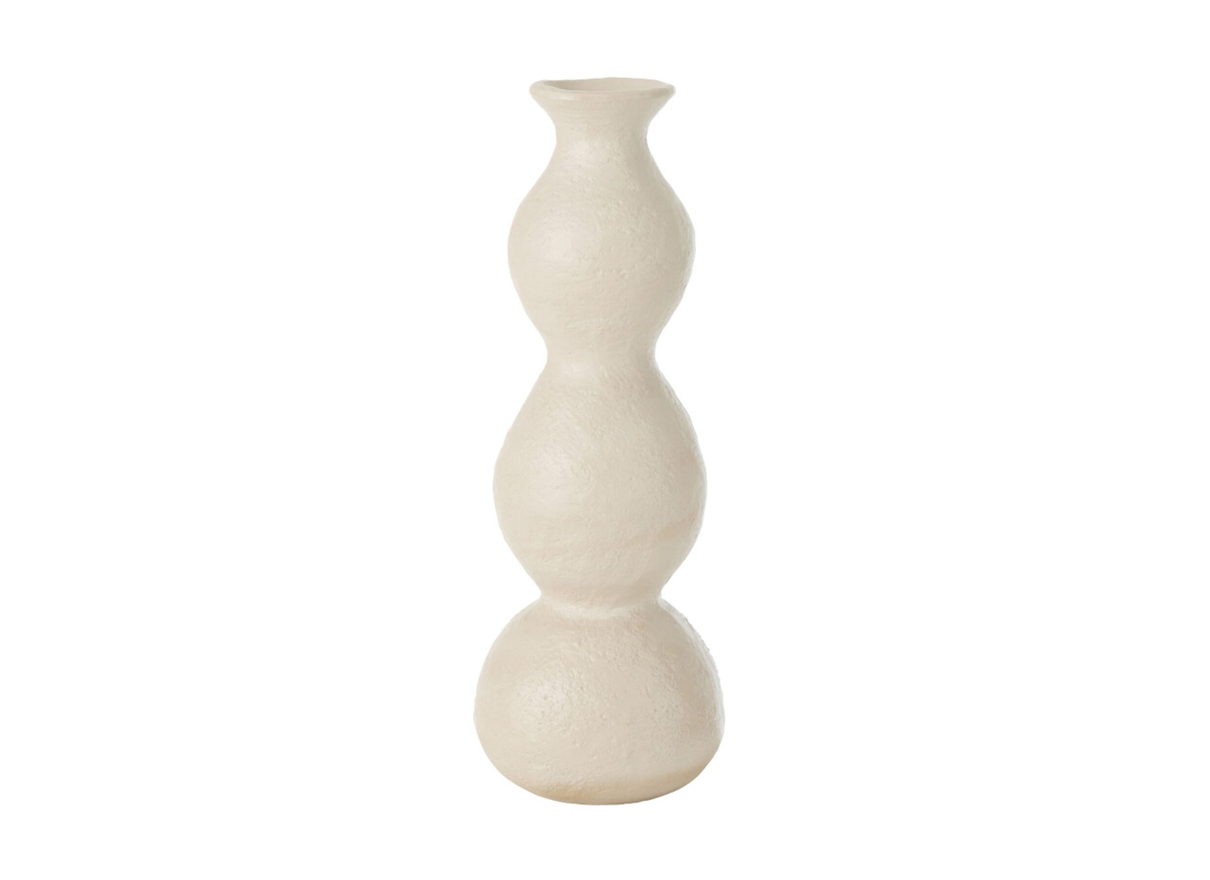Plus Important - Porte-bougie Olina H37,5cm - céramique - crème