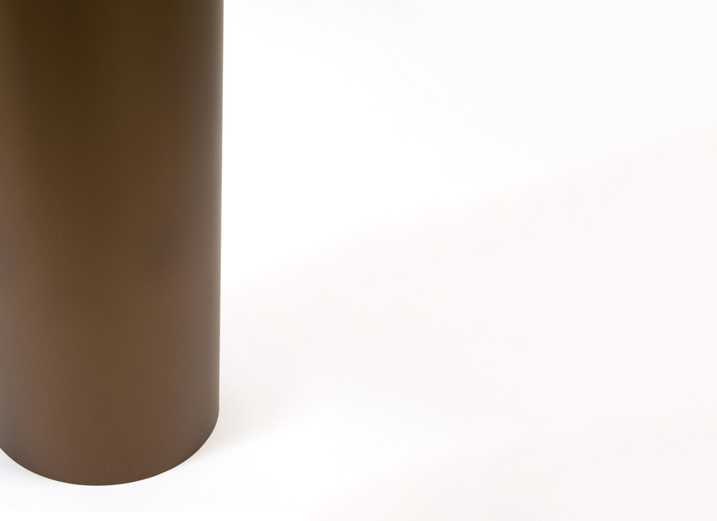 Detail - Porte-bougie Yon H107cm - métal & verre - marron & bronze