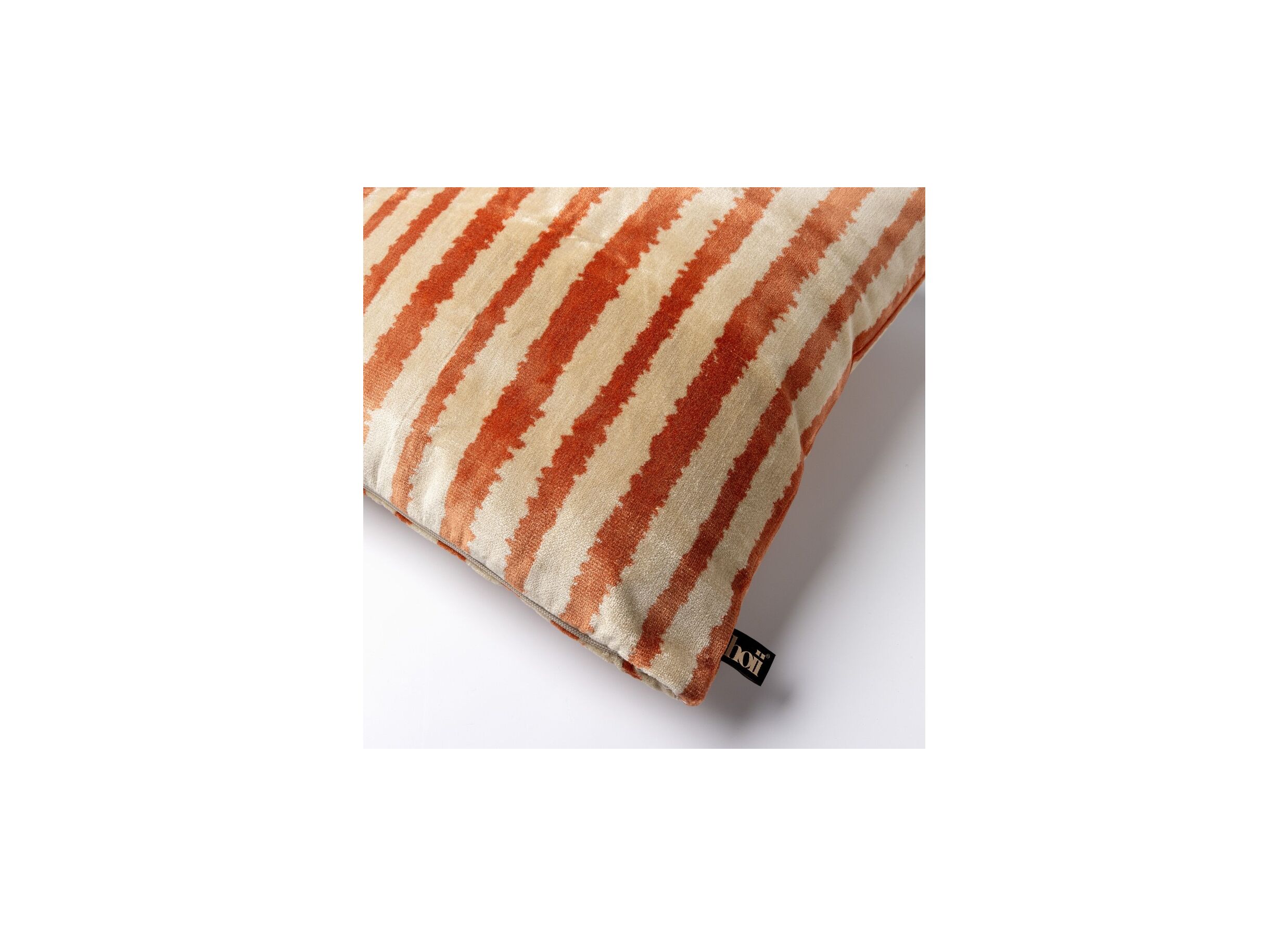 Detail - Coussin Lorenzo 45x45cm - tissu - potters clay