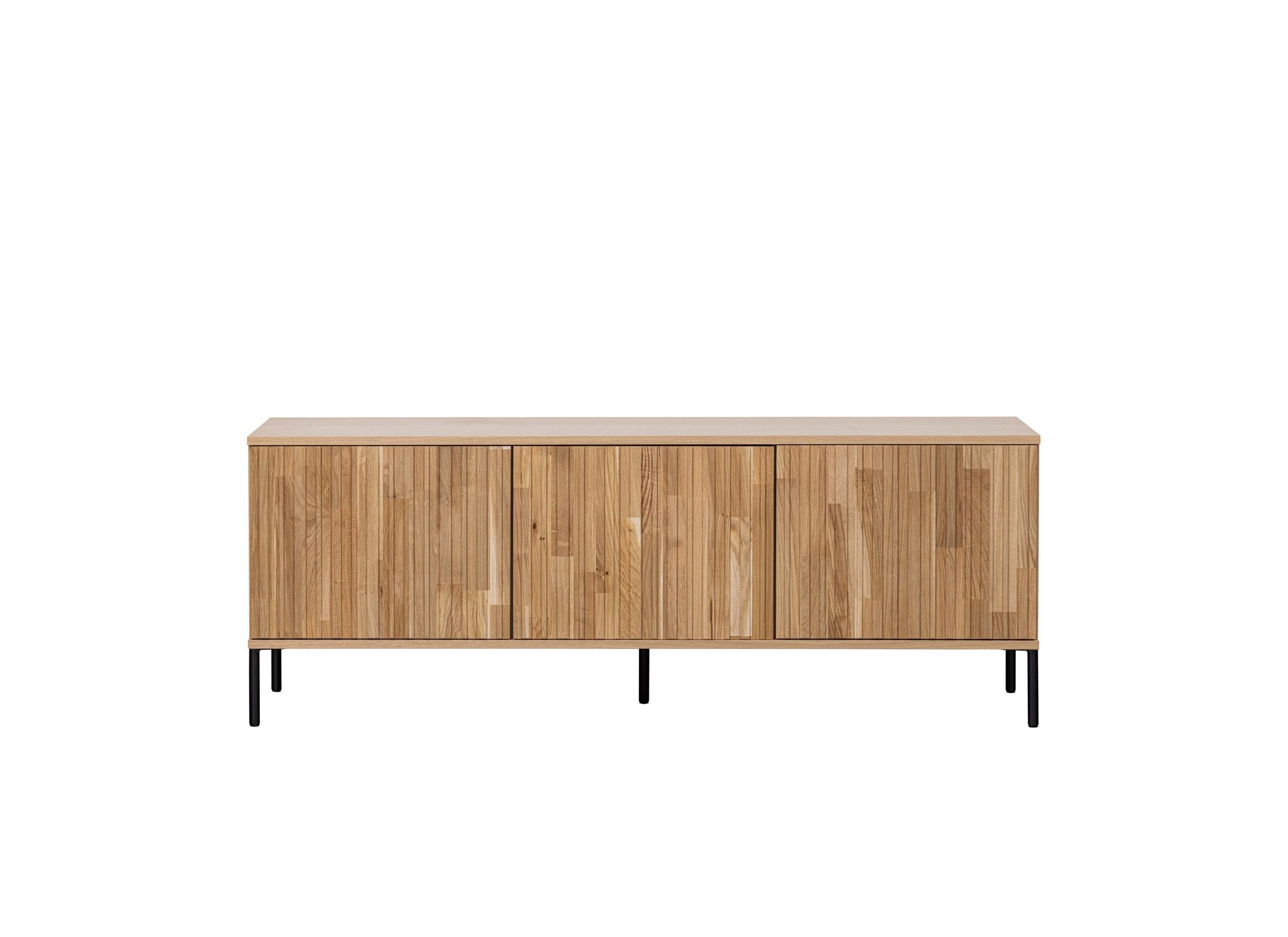 Tv-meubel New Gravure 150x44x56cm - eik fineer - naturel