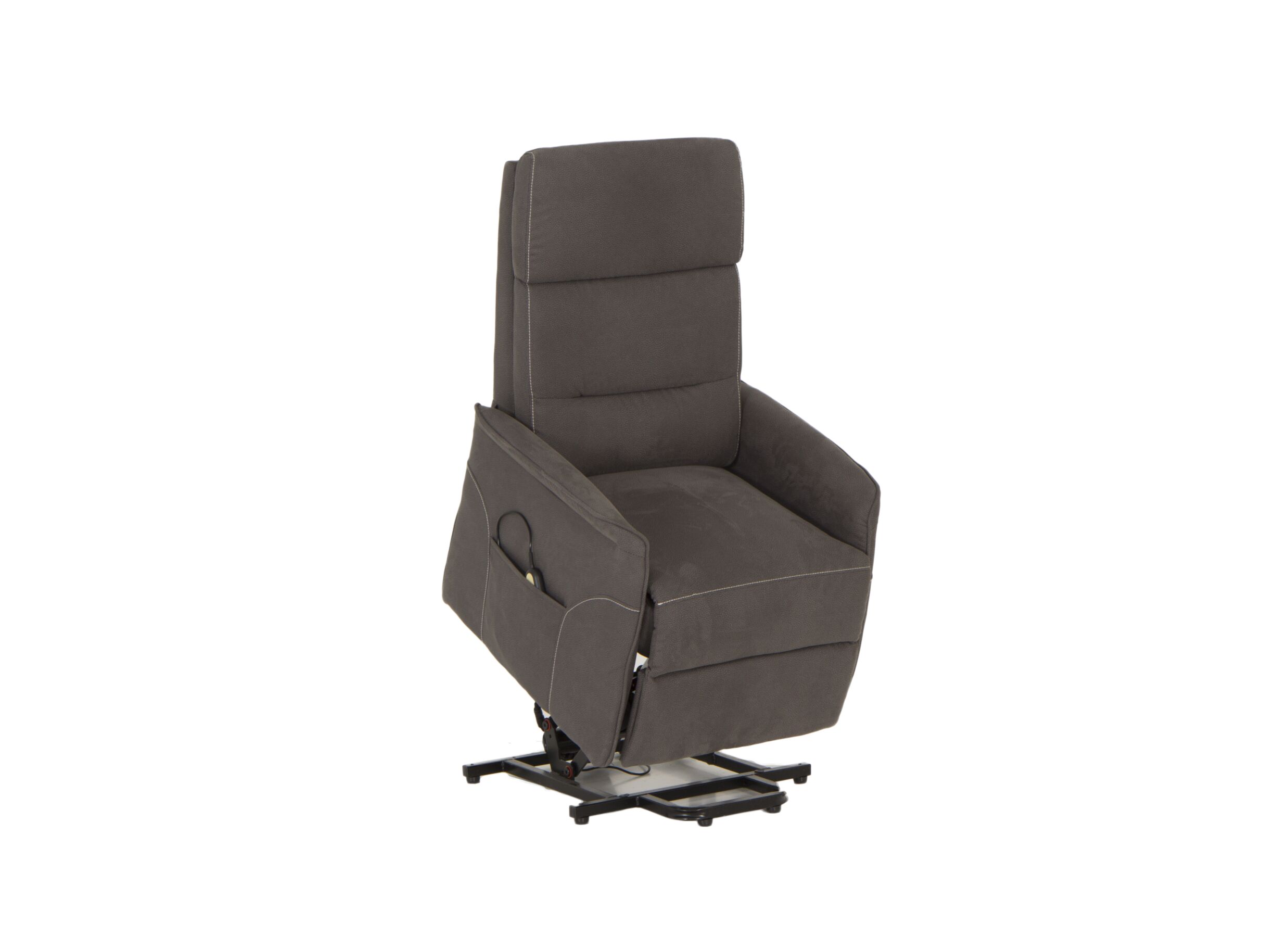 Fauteuil relax Penny Lane eléctrique - stof - gris