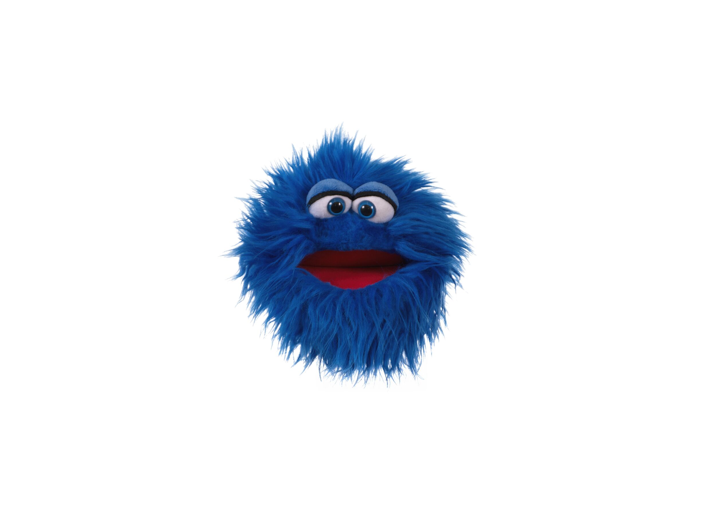 Handpop Jabberwalky H17cm - polyester - blauw - Marionnette à main Jabberwalky H17cm - polyester - bleu