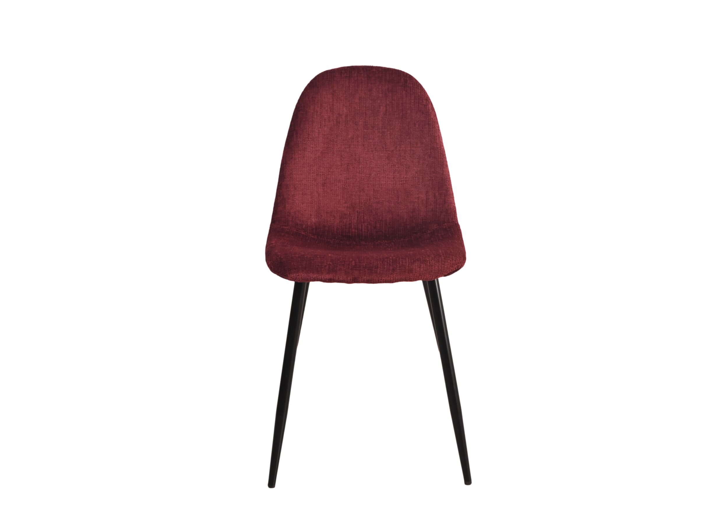 Aperçu - Chaise Charlton 44x53x87cm - tissu - bordeaux