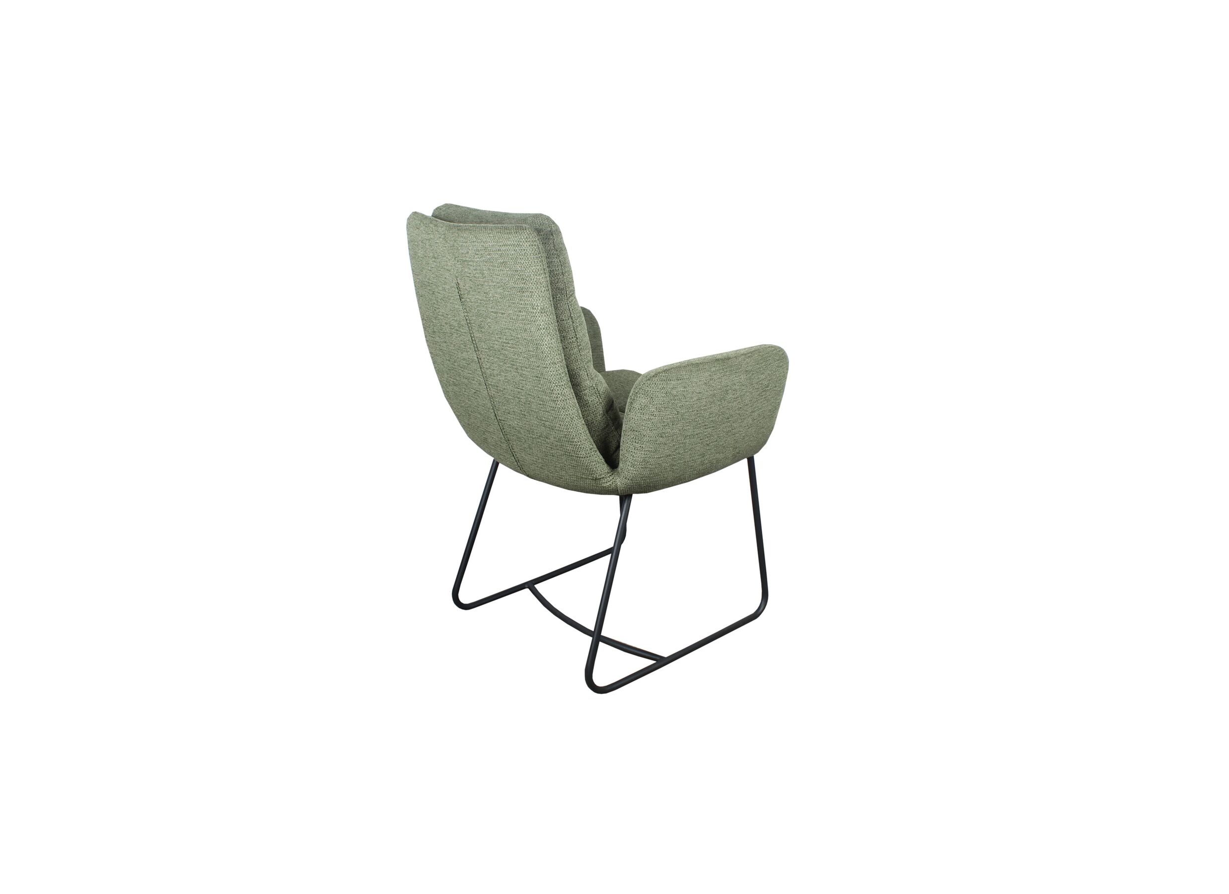 Stoel Crux 67x62x93cm - stof - groen