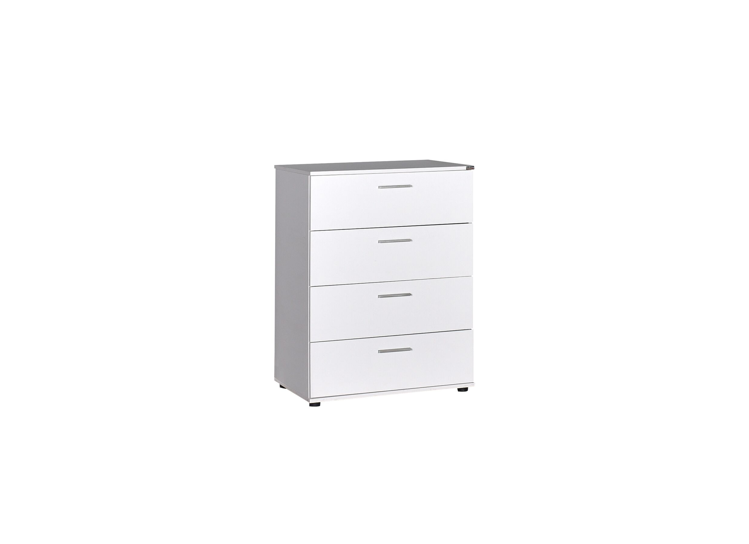 Ladekast Komodo 73x44x96cm - melamine - wit